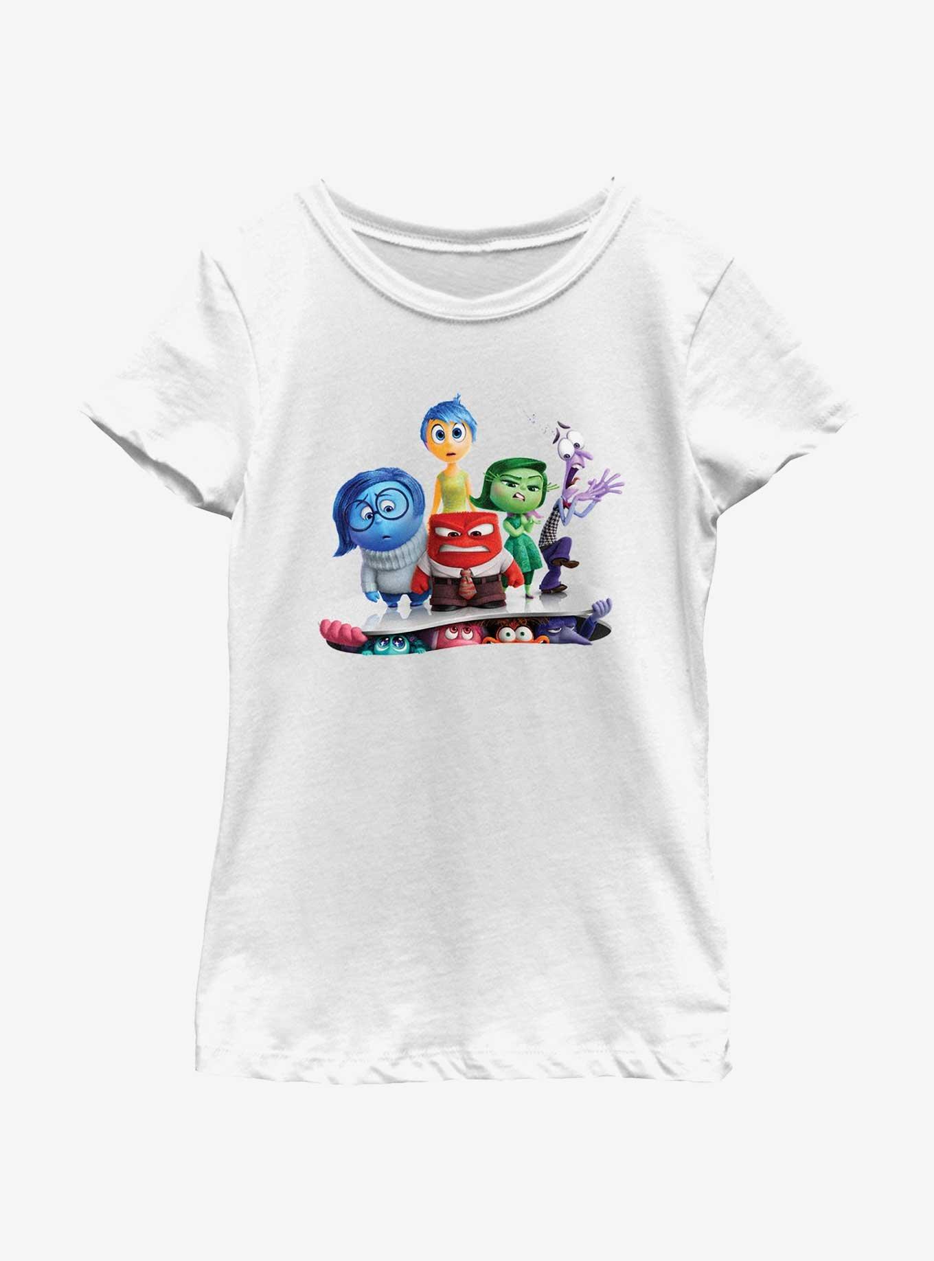 Disney Pixar Inside Out 2 New Emotions Youth Girls T-Shirt, WHITE, hi-res