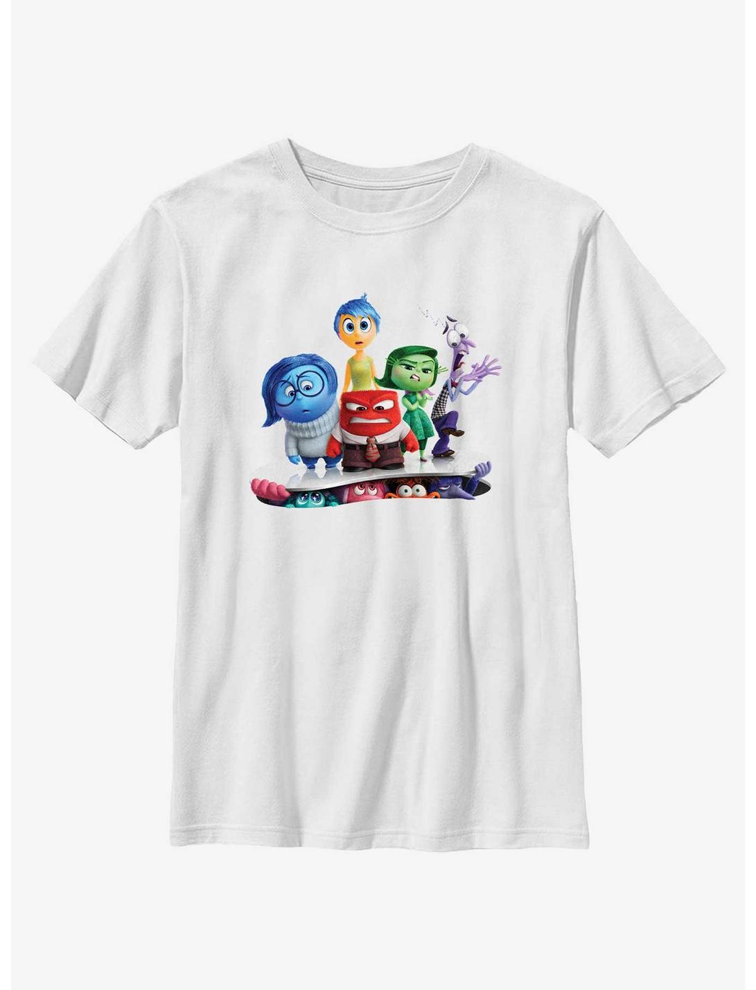 Disney Pixar Inside Out 2 New Emotions Youth T-Shirt, WHITE, hi-res