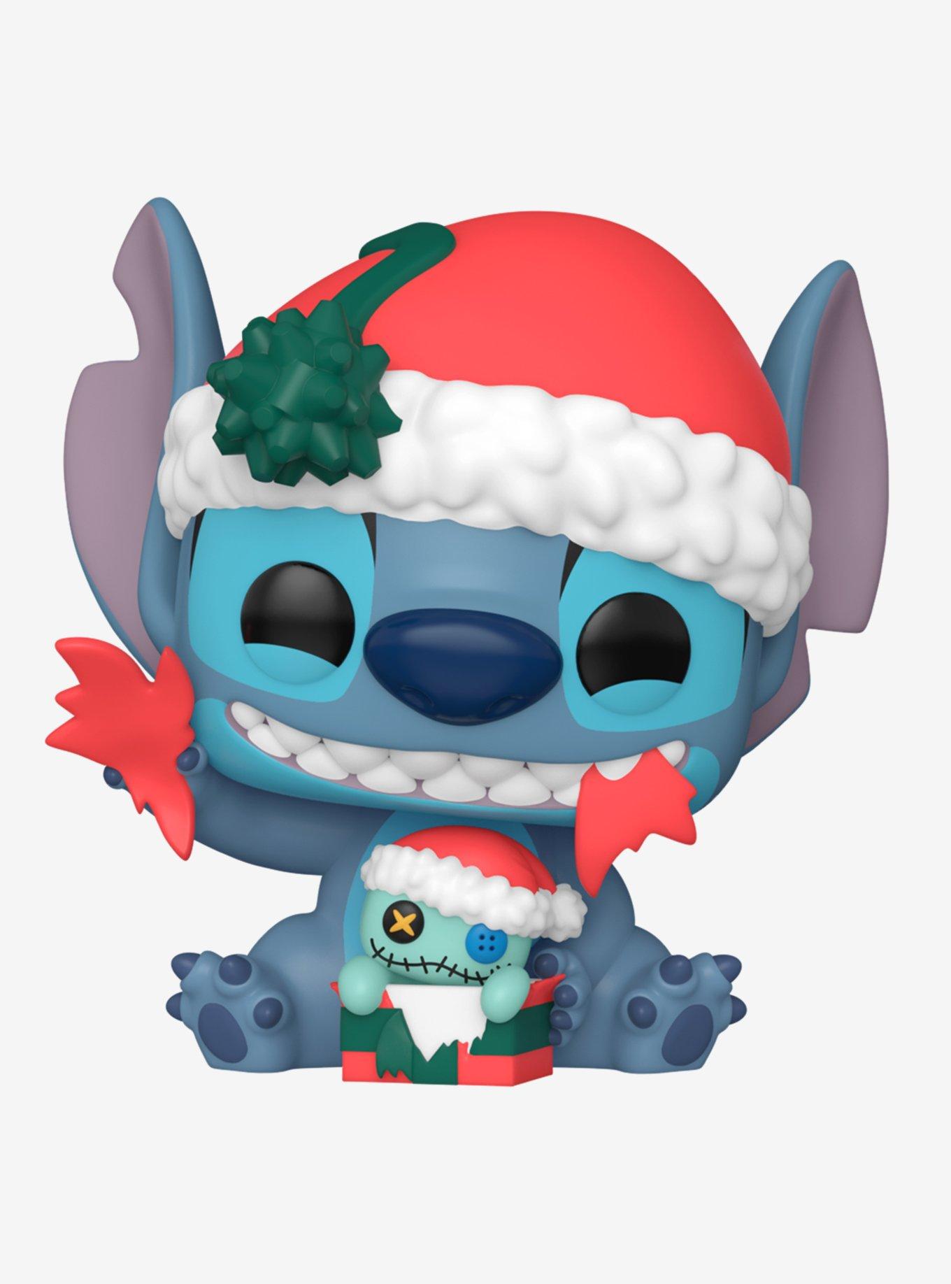 Funko Disney Lilo Stitch Pop Stitch Unwrapping Gift Vinyl Figure Holiday 2024 Hot Topic Exclusive Hot Topic