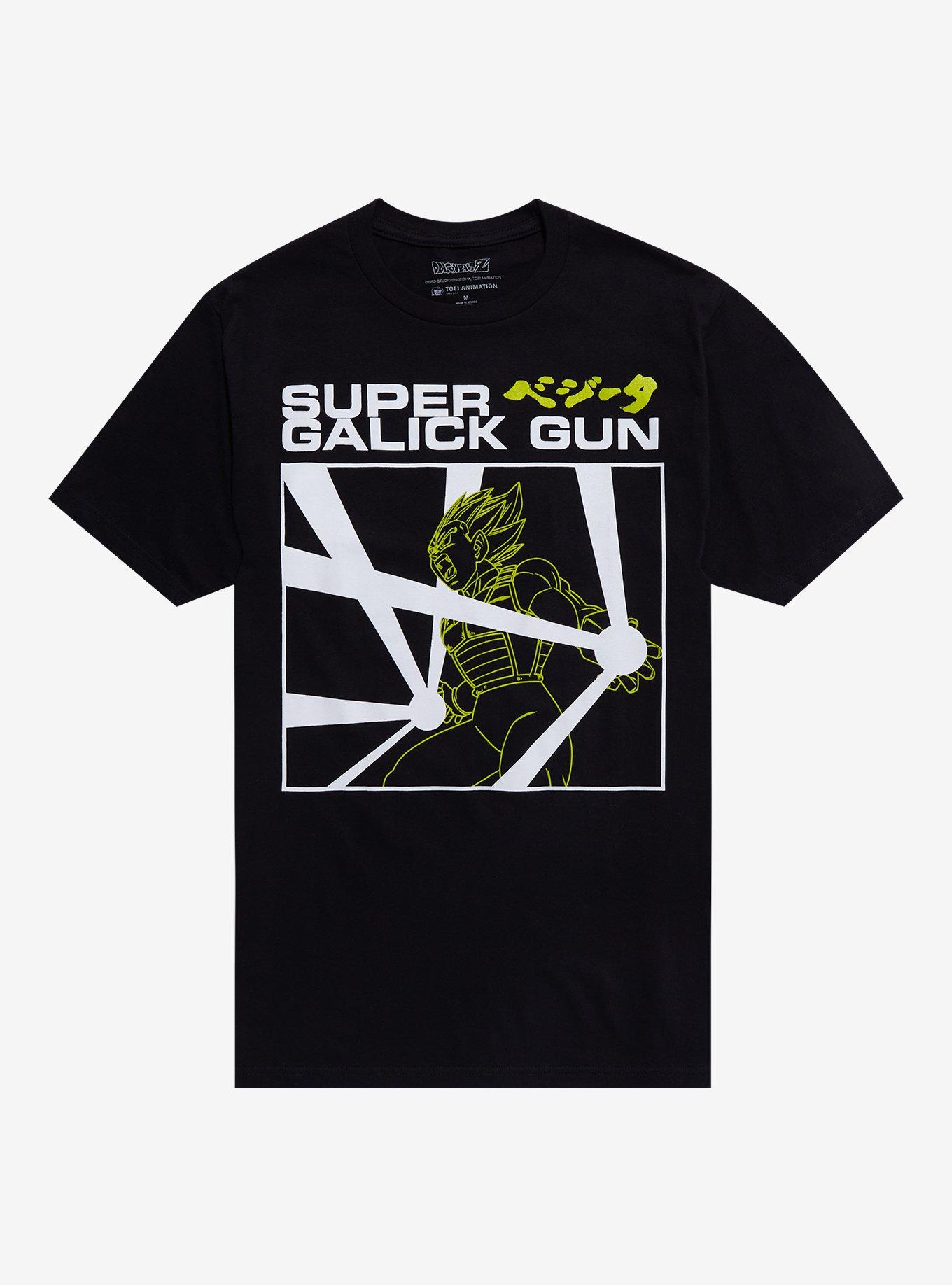 Dragon Ball Z Vegeta Super Galick Gun T-Shirt, BLACK, hi-res