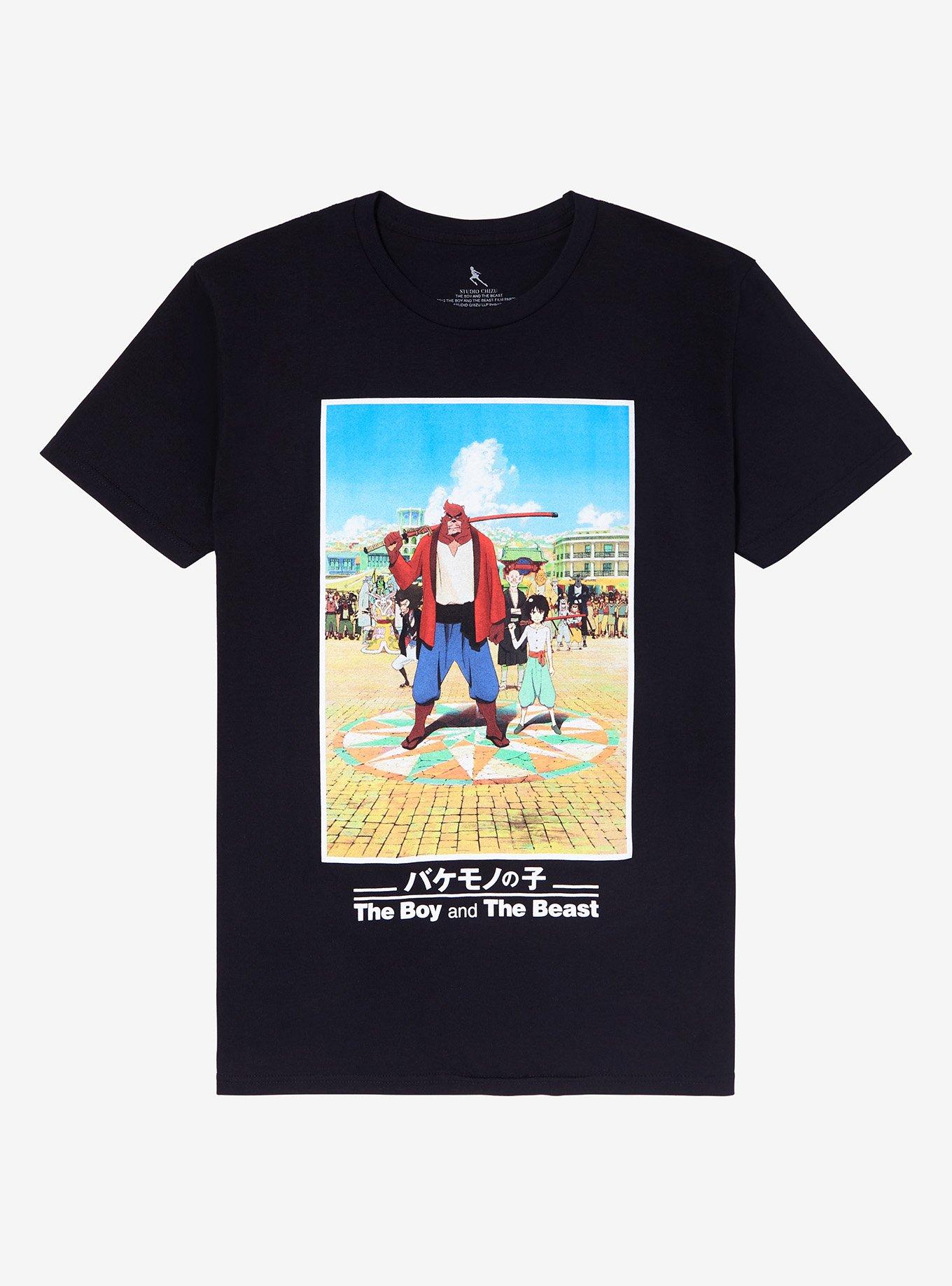 The Boy And The Beast Poster T-Shirt, BLACK, hi-res