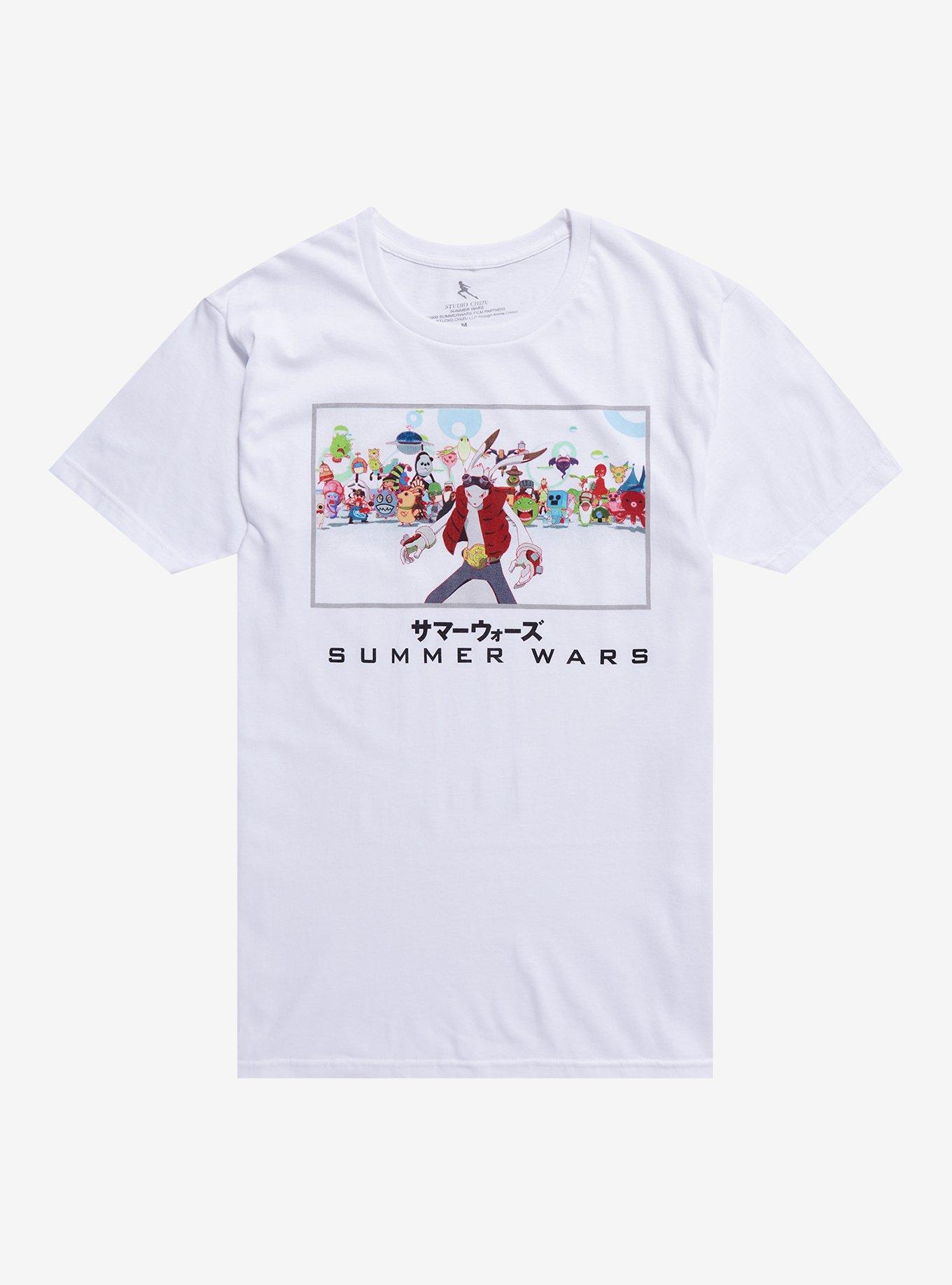 Summer Wars Characters Panel T-Shirt, , hi-res