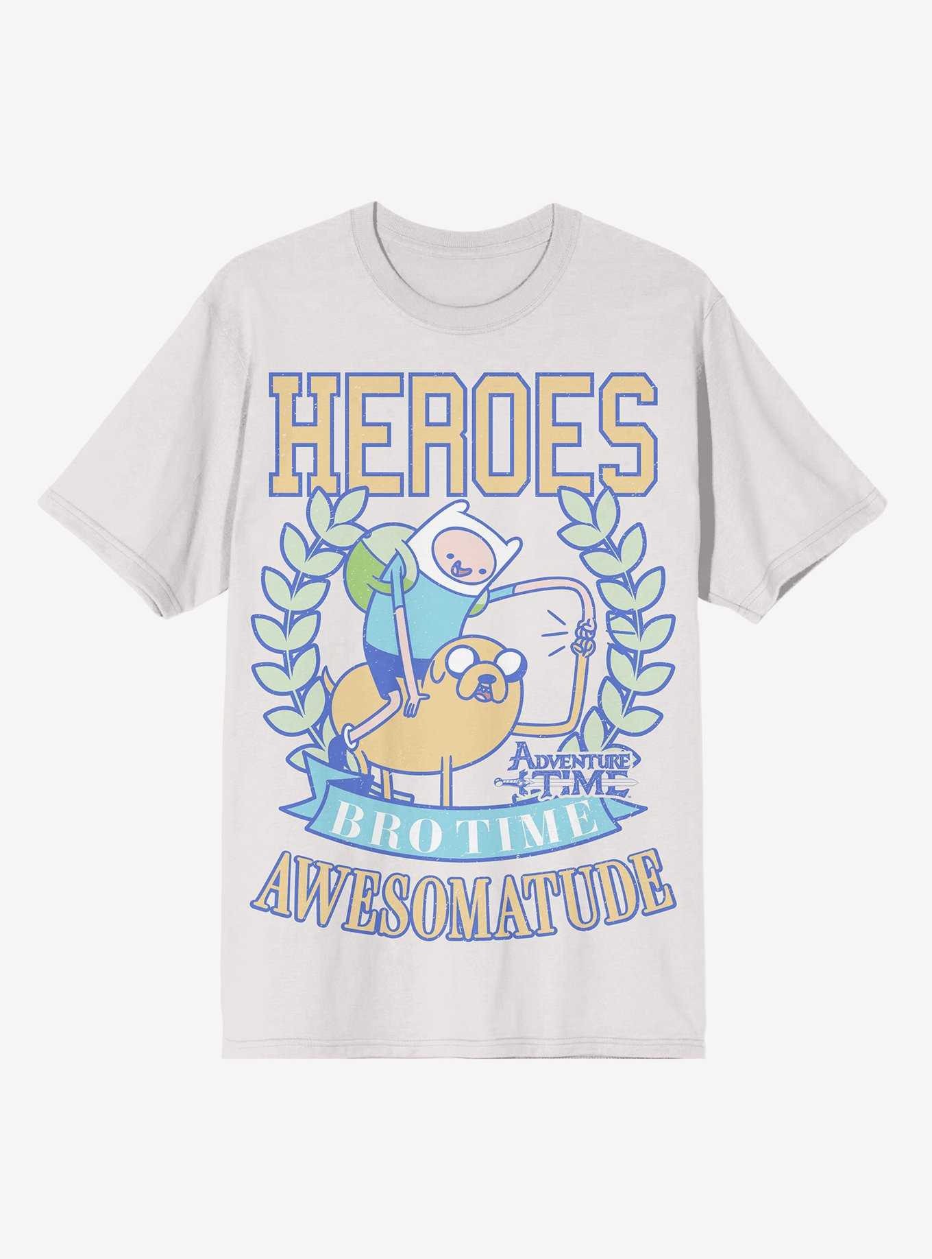 Adventure Time Finn & Jake Collegiate T-Shirt, , hi-res