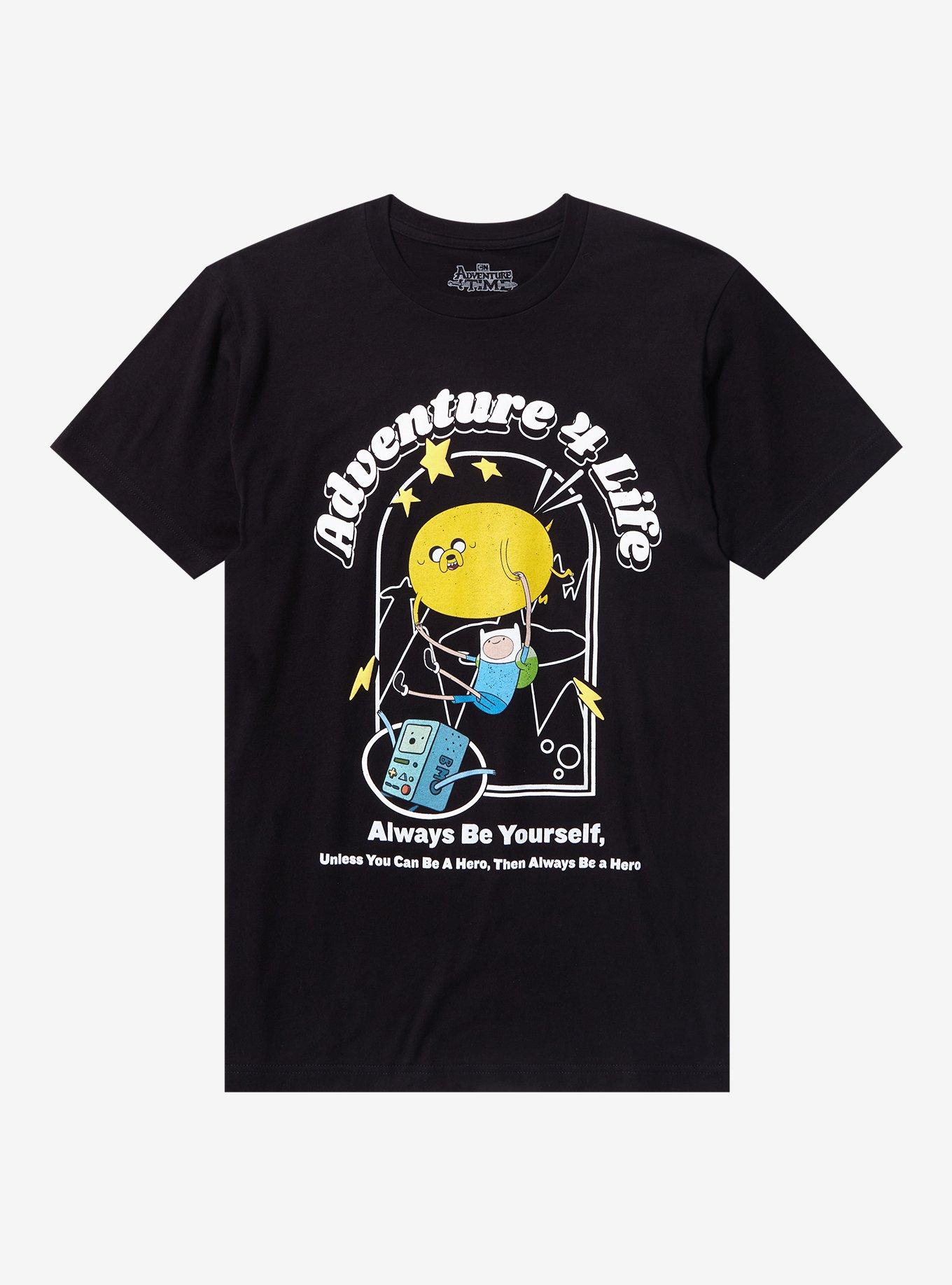 Adventure Time Finn & Jake Adventure 4 Life T-Shirt, BLACK, hi-res