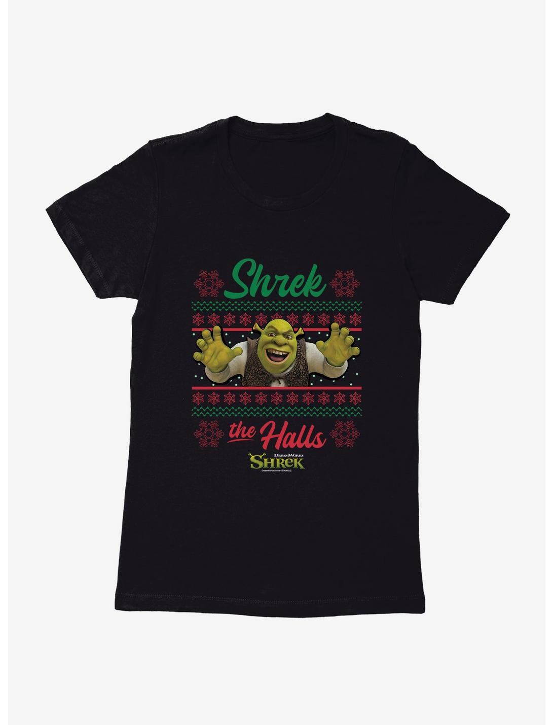 Shrek Shrek The Halls Ugly Christmas Sweater Womens T-Shirt, , hi-res