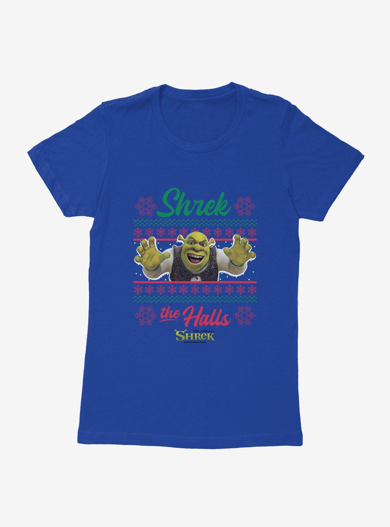 Shrek Shrek The Halls Ugly Christmas Sweater Womens T-Shirt