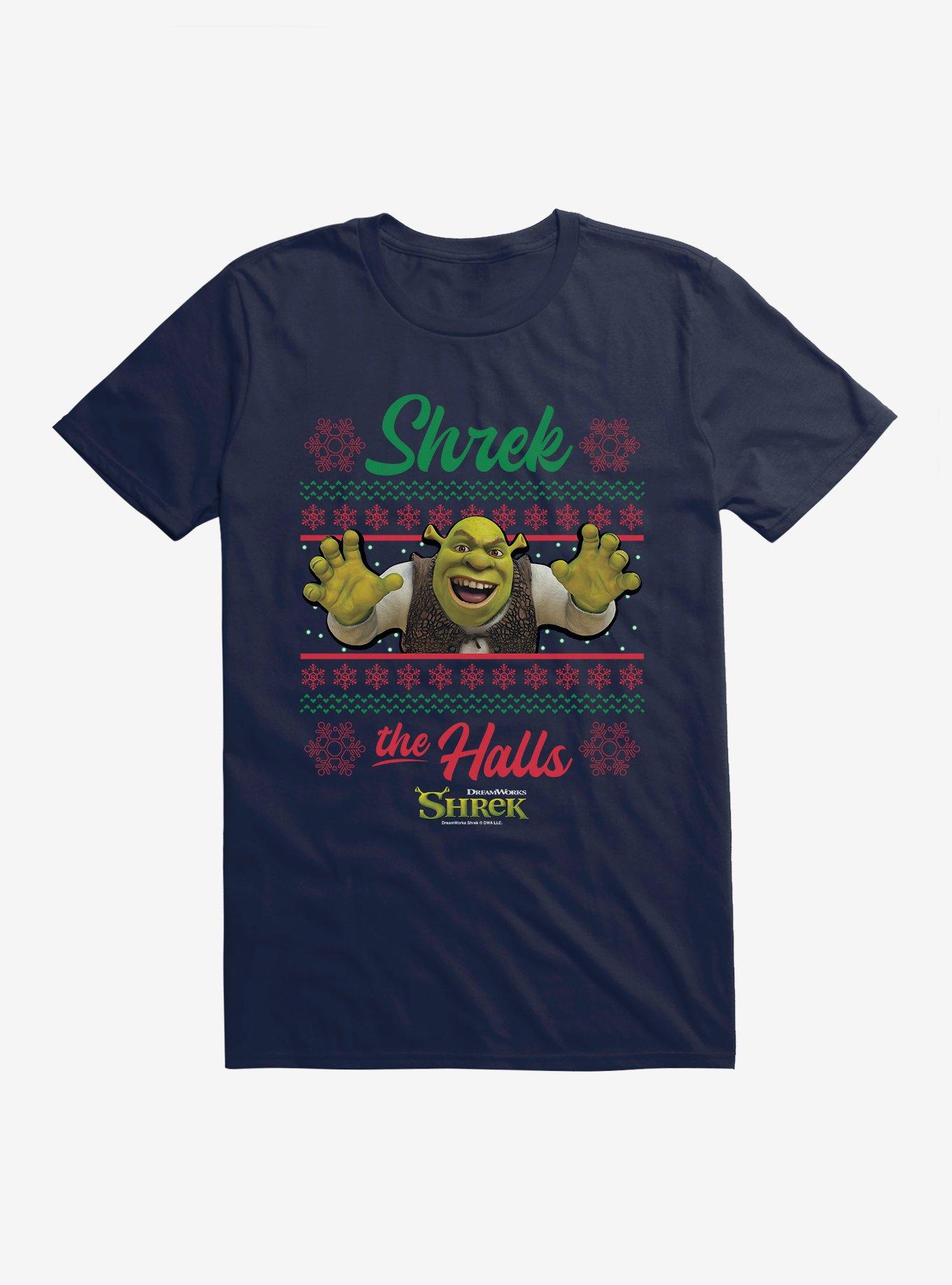 Shrek Shrek The Halls Ugly Christmas Sweater T-Shirt
