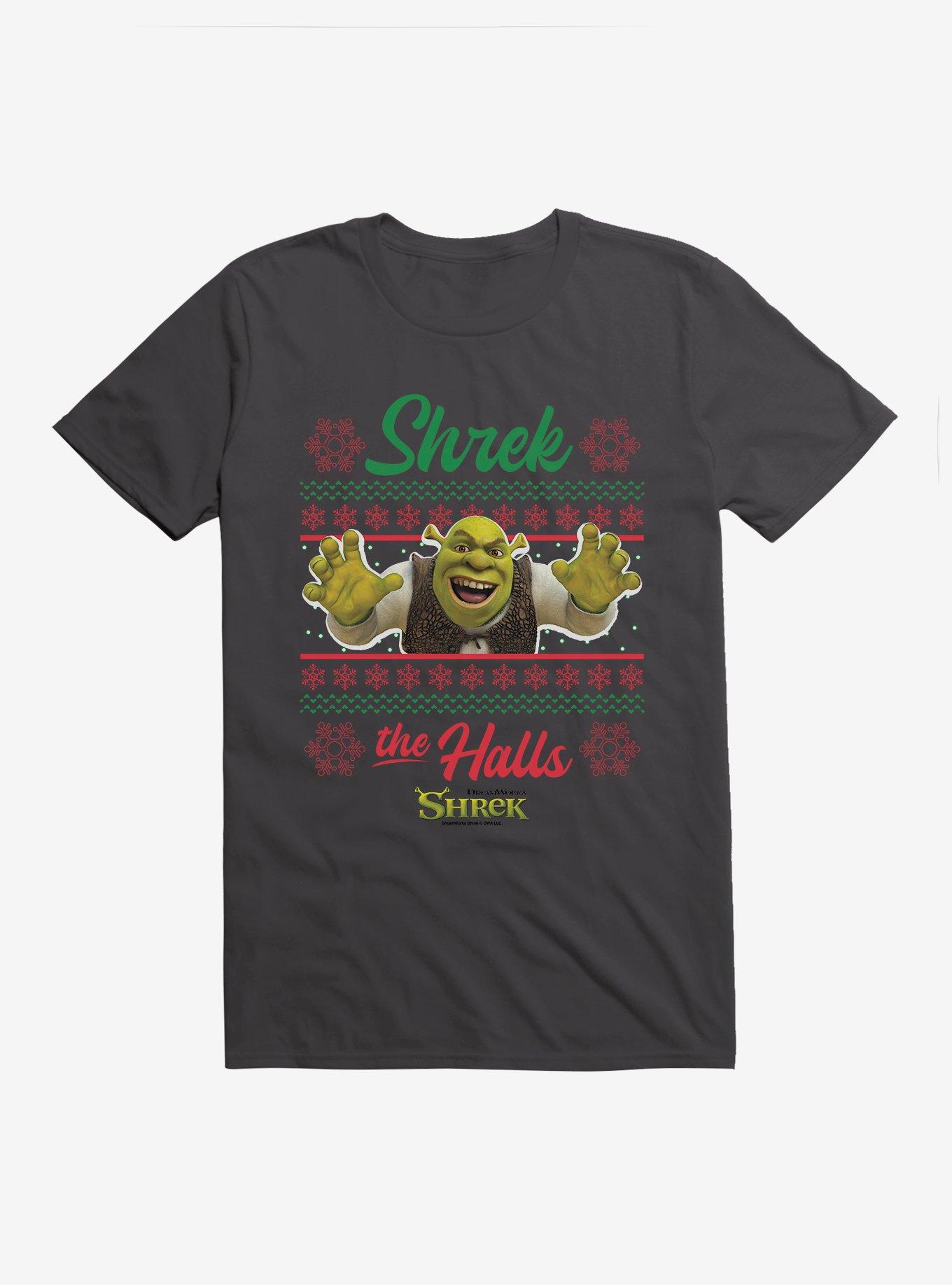 Shrek Shrek The Halls Ugly Christmas Sweater T-Shirt