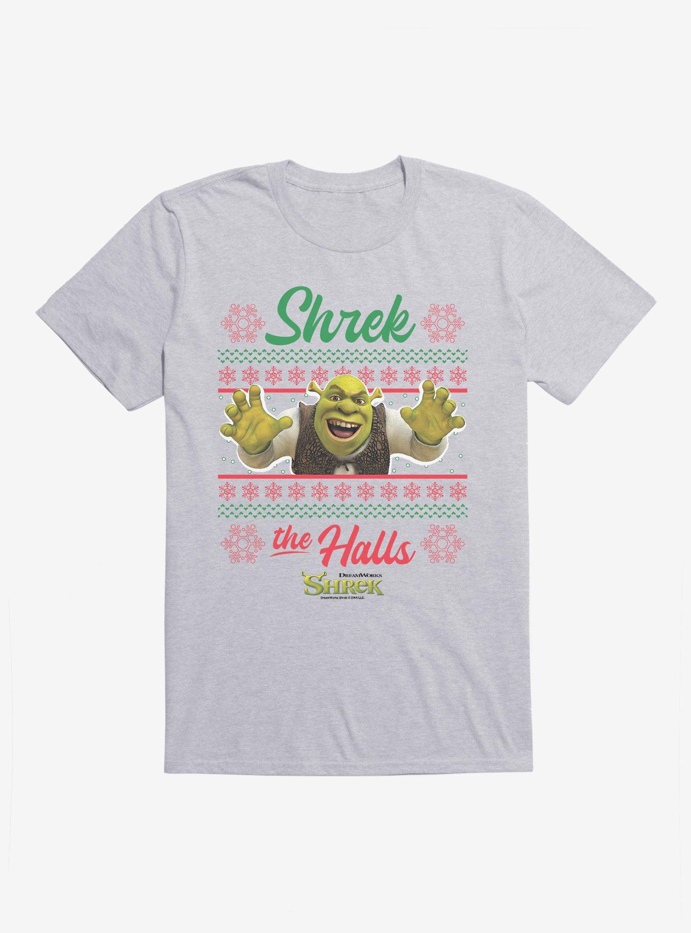Shrek Shrek The Halls Ugly Christmas Sweater T-Shirt