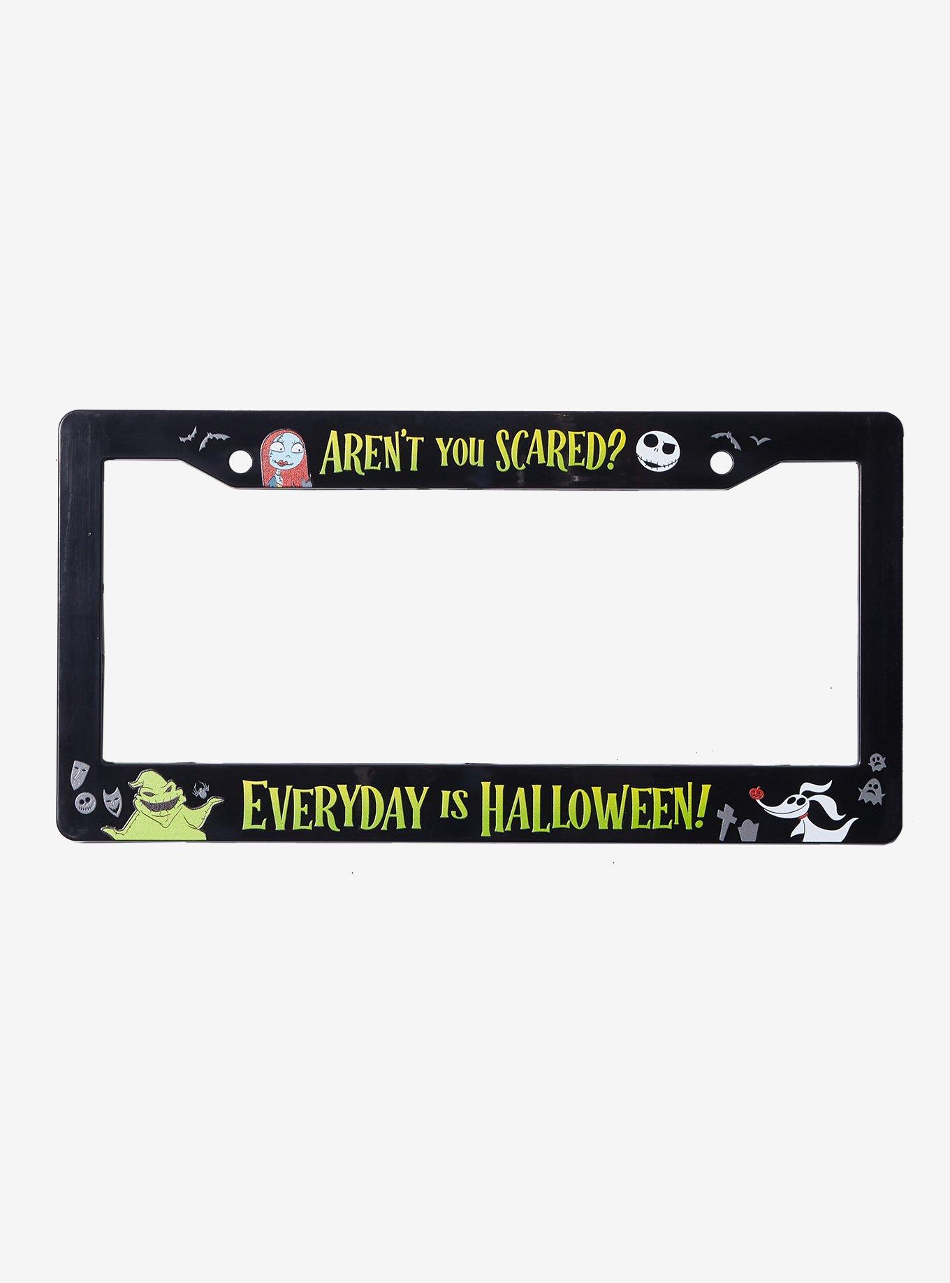 The Nightmare Before Christmas Character License Plate Frame, , hi-res