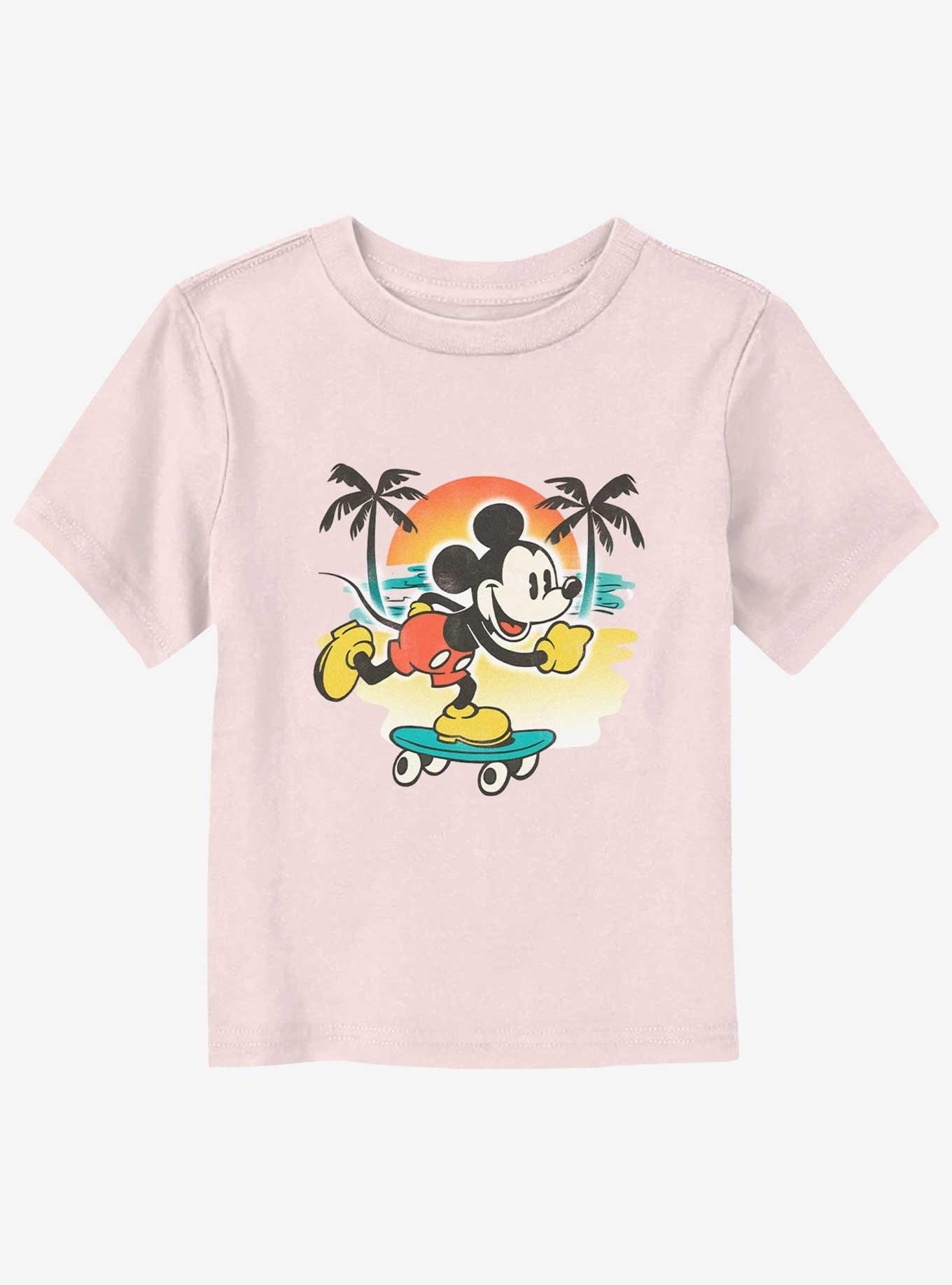 Disney Mickey Mouse Skating By The Beach Toddler T-Shirt, , hi-res