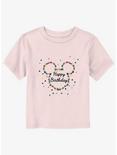Disney Mickey Mouse Mickey Ears Bday Toddler T-Shirt, LIGHT PINK, hi-res