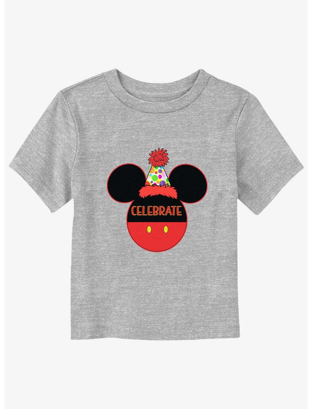 Disney Mickey Mouse Celebrate Icon Toddler T-Shirt, ATH HTR, hi-res