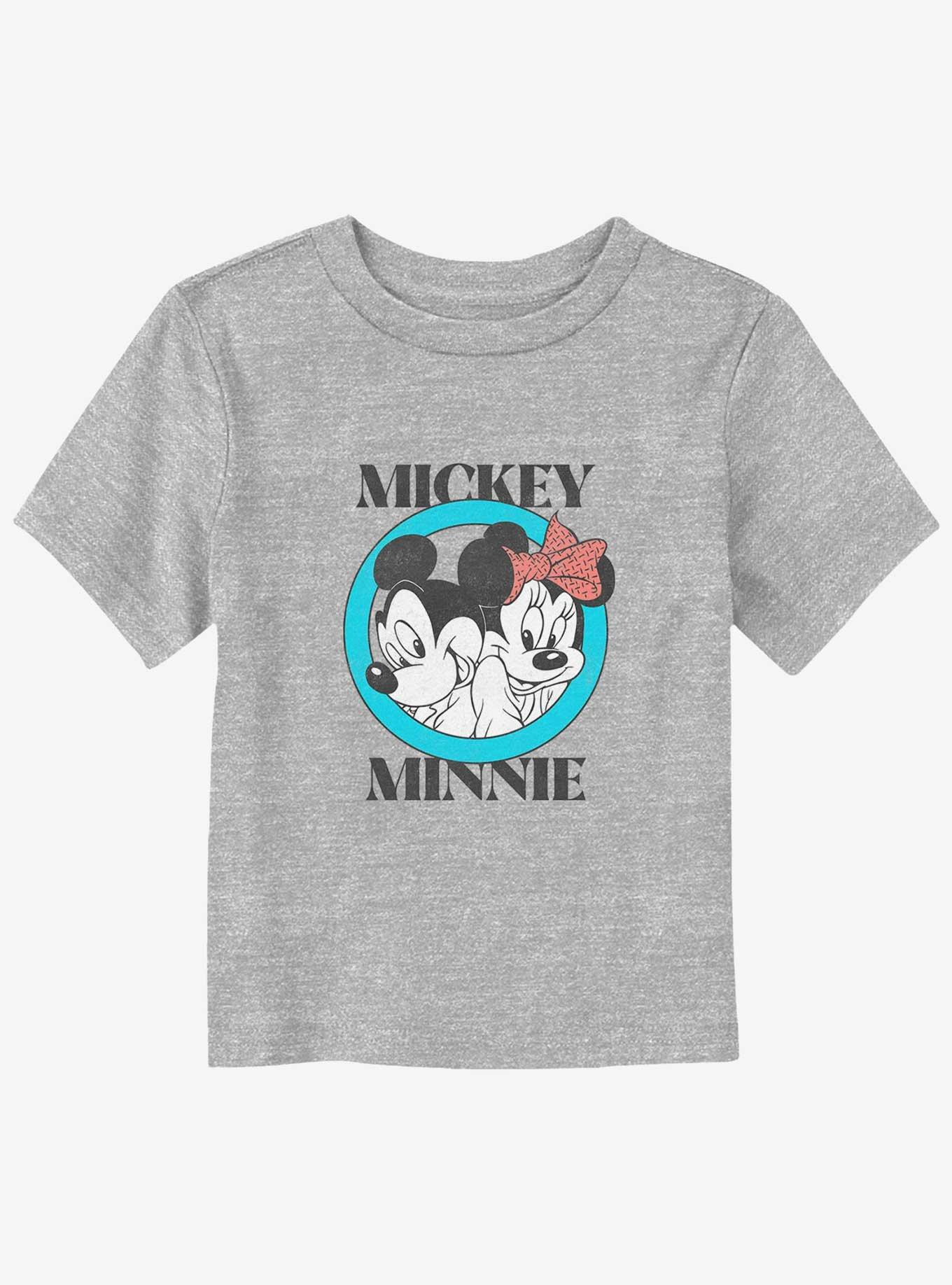 Disney Mickey Mouse And Minnie Couple Closeup Toddler T-Shirt, ATH HTR, hi-res