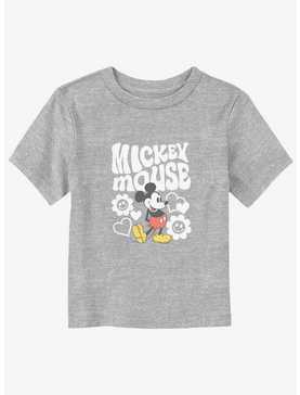 Disney Mickey Mouse Groovy And Flowers Toddler T-Shirt, , hi-res