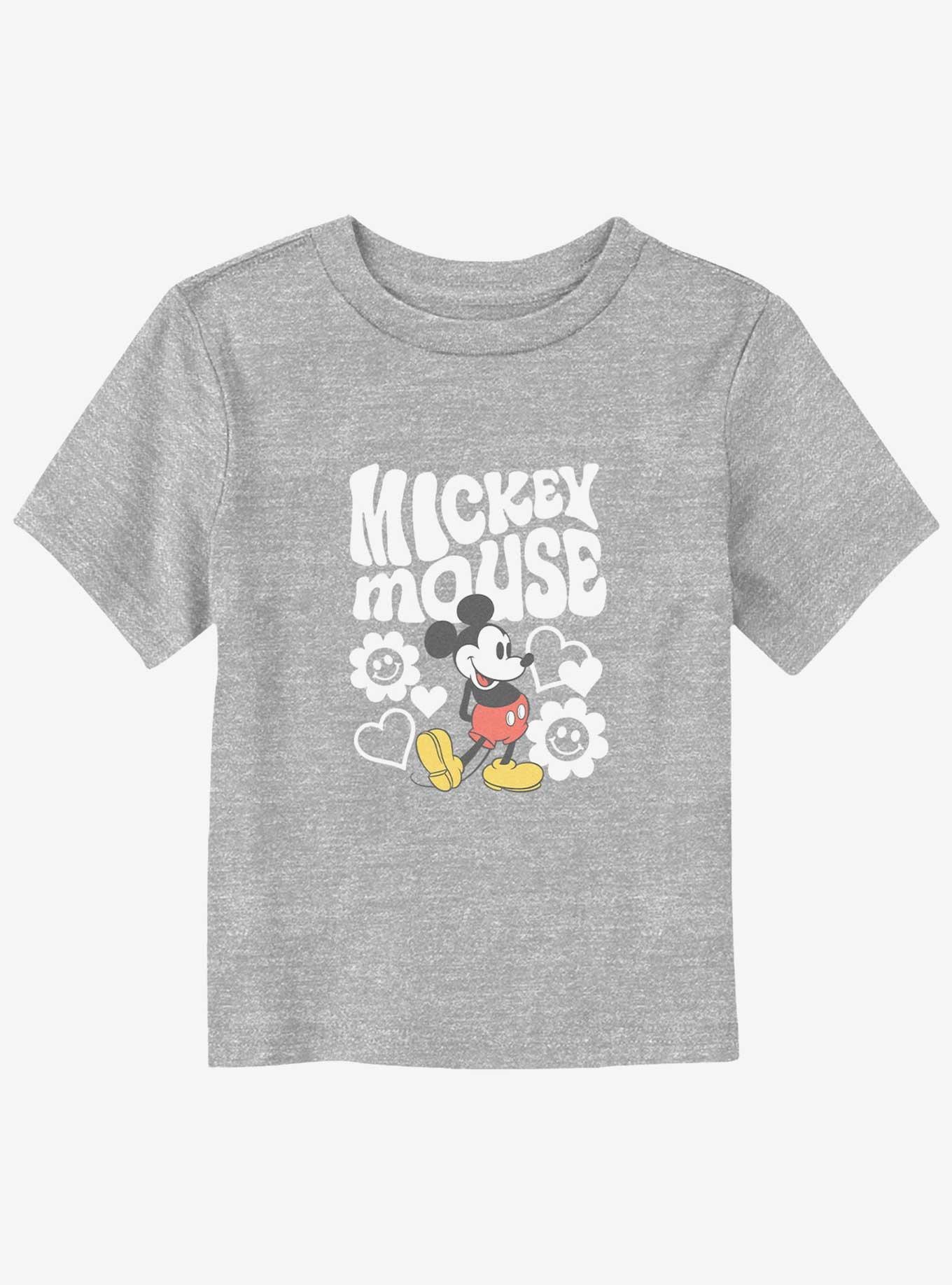 Disney Mickey Mouse Groovy And Flowers Toddler T-Shirt, , hi-res