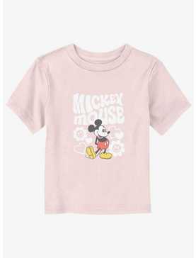 Disney Mickey Mouse Groovy And Flowers Toddler T-Shirt, , hi-res