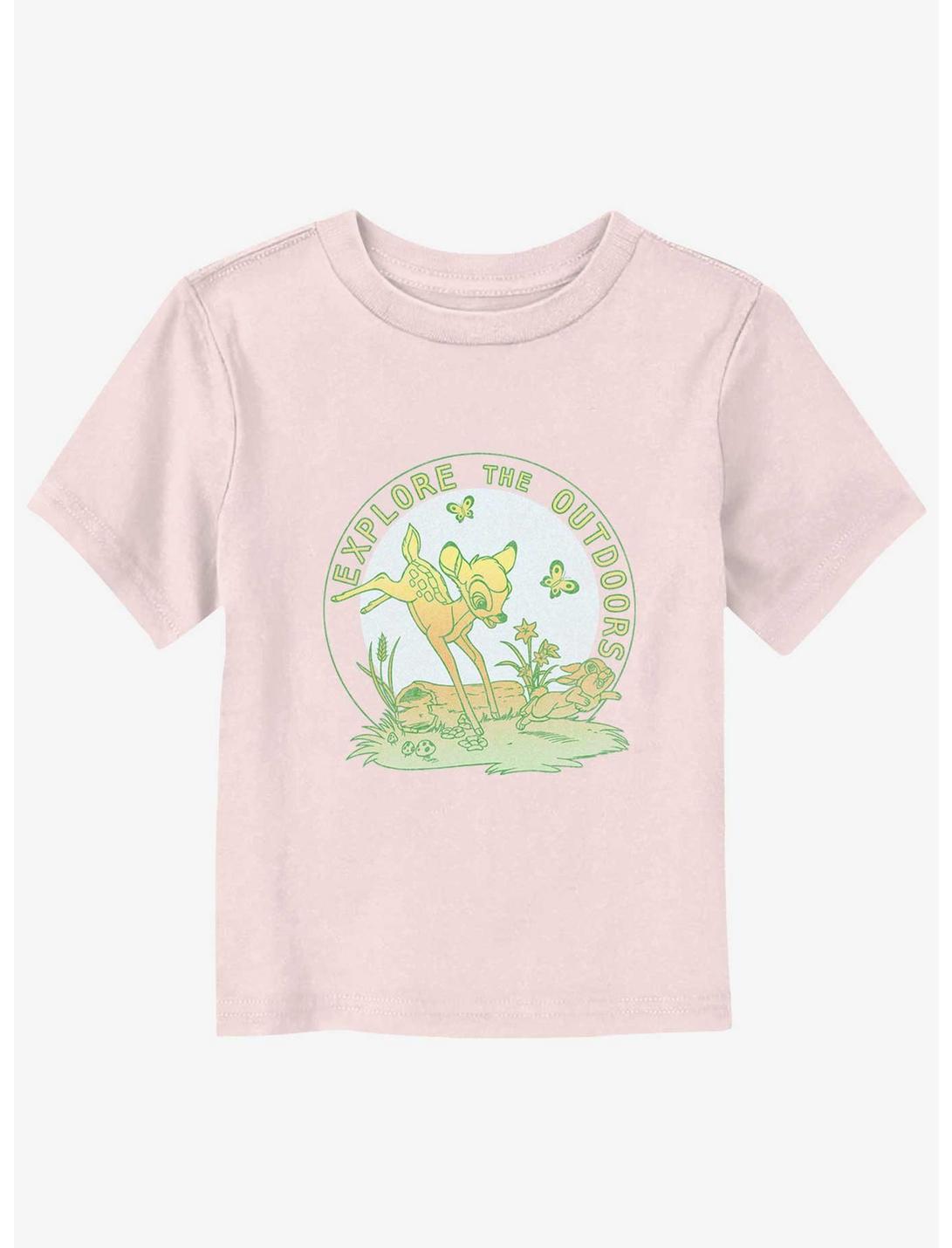 Disney Bambi Explore With Bambi Toddler T-Shirt, LIGHT PINK, hi-res