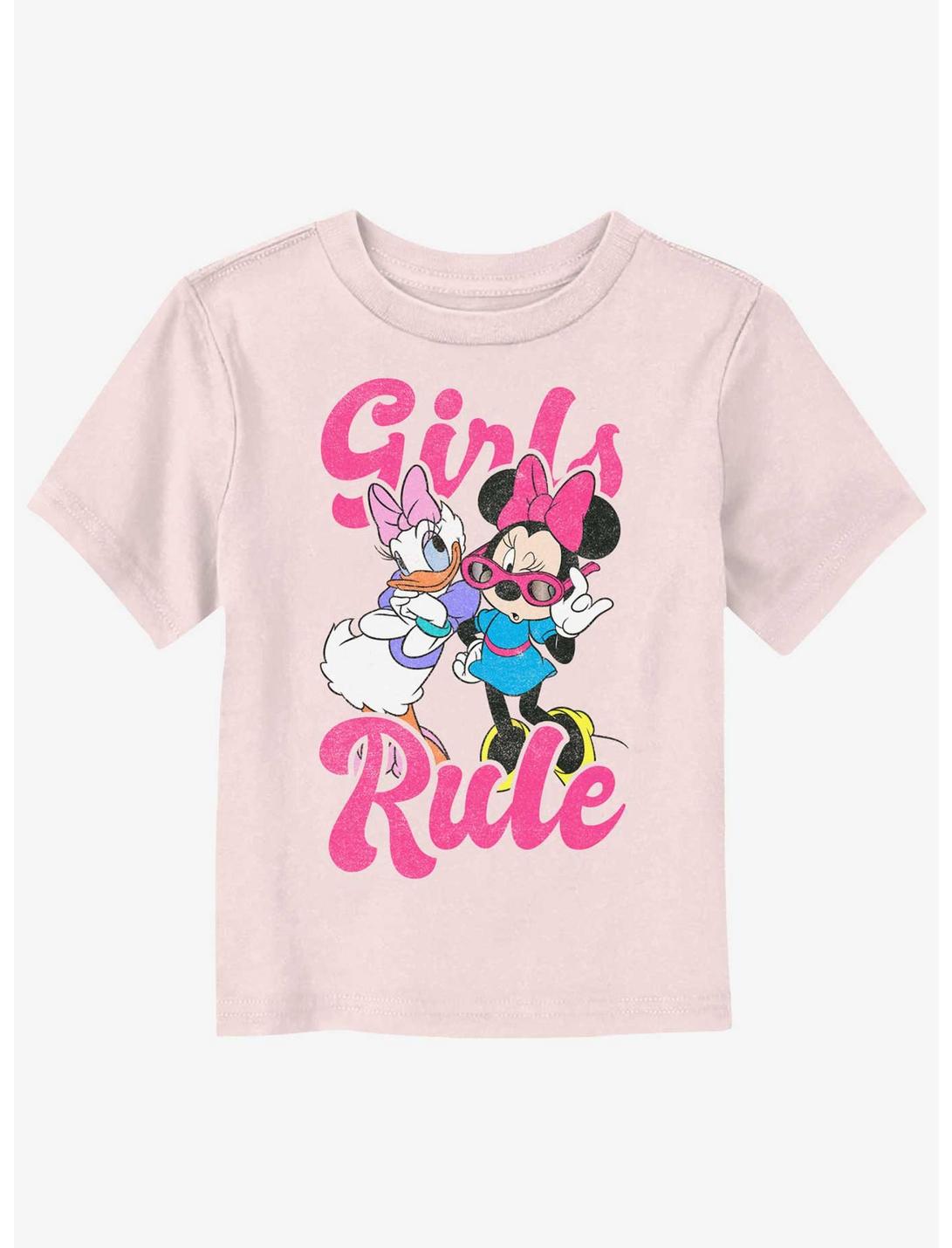 Disney Mickey Mouse Daisy and Minnie Rule Toddler T-Shirt, LIGHT PINK, hi-res