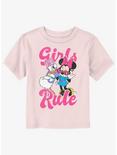 Disney Mickey Mouse Daisy and Minnie Rule Toddler T-Shirt, LIGHT PINK, hi-res