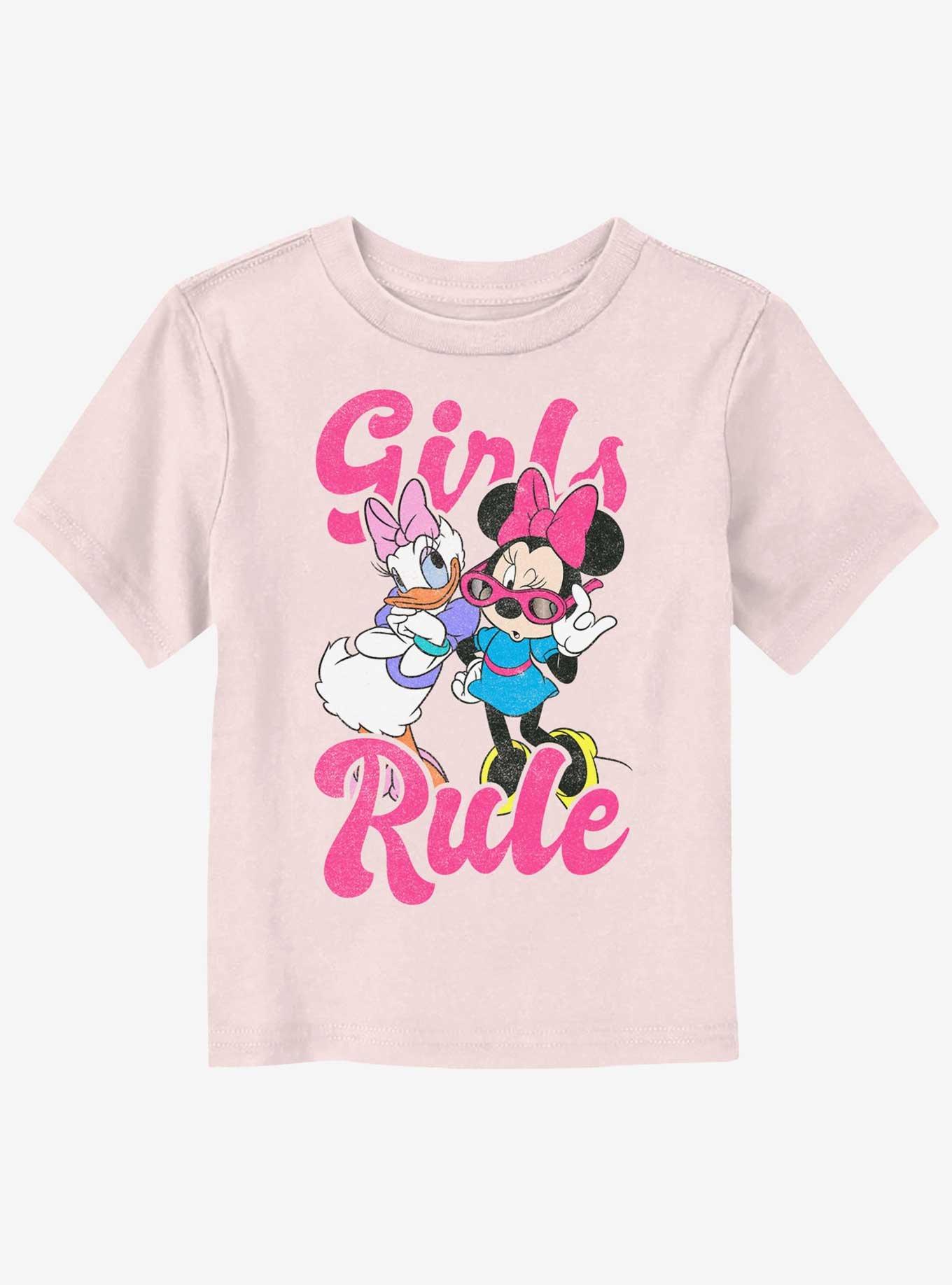 Disney Mickey Mouse Daisy and Minnie Rule Toddler T-Shirt, LIGHT PINK, hi-res