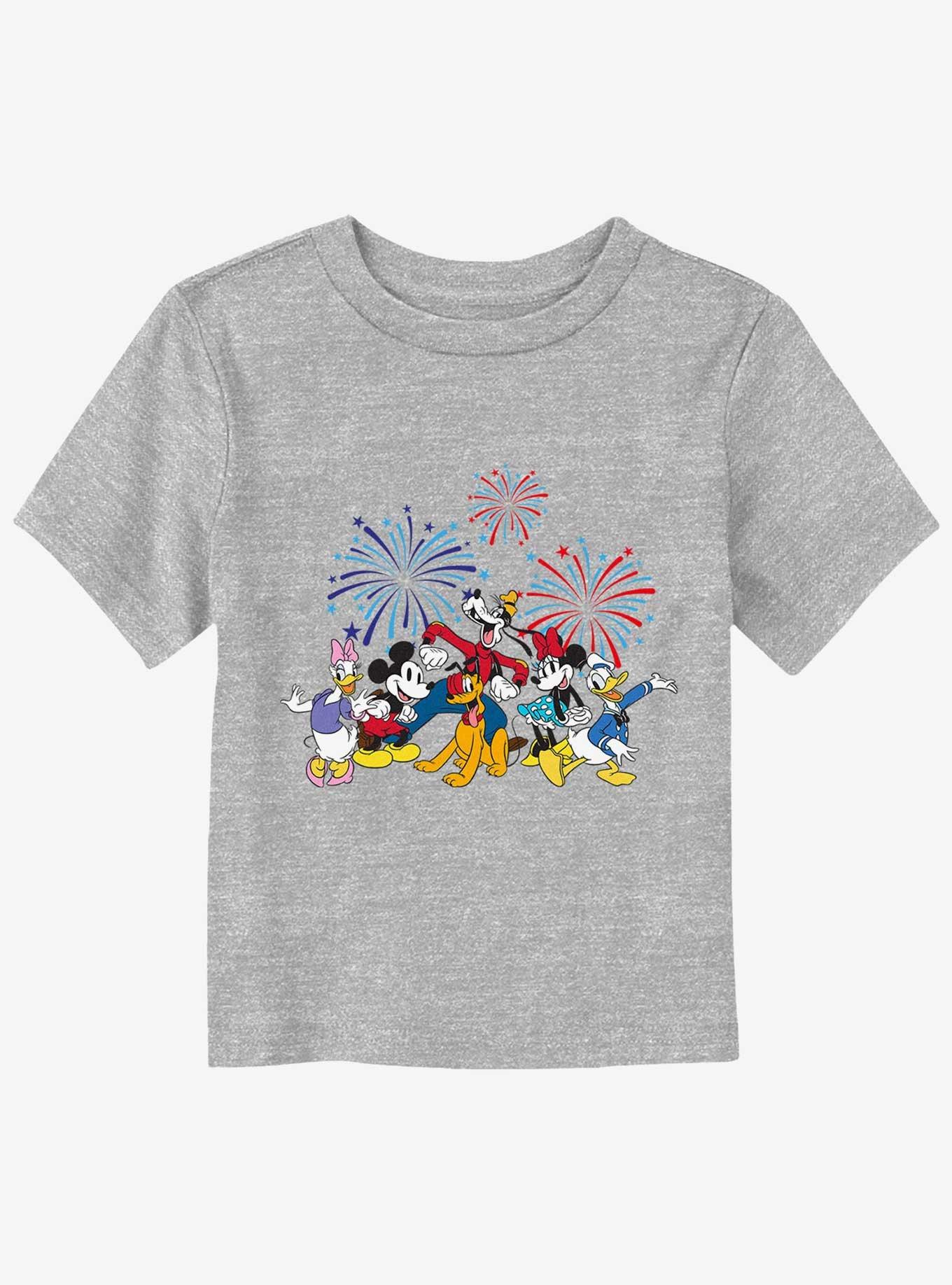 Disney Mickey Mouse & Friends Fireworks Toddler T-Shirt, ATH HTR, hi-res