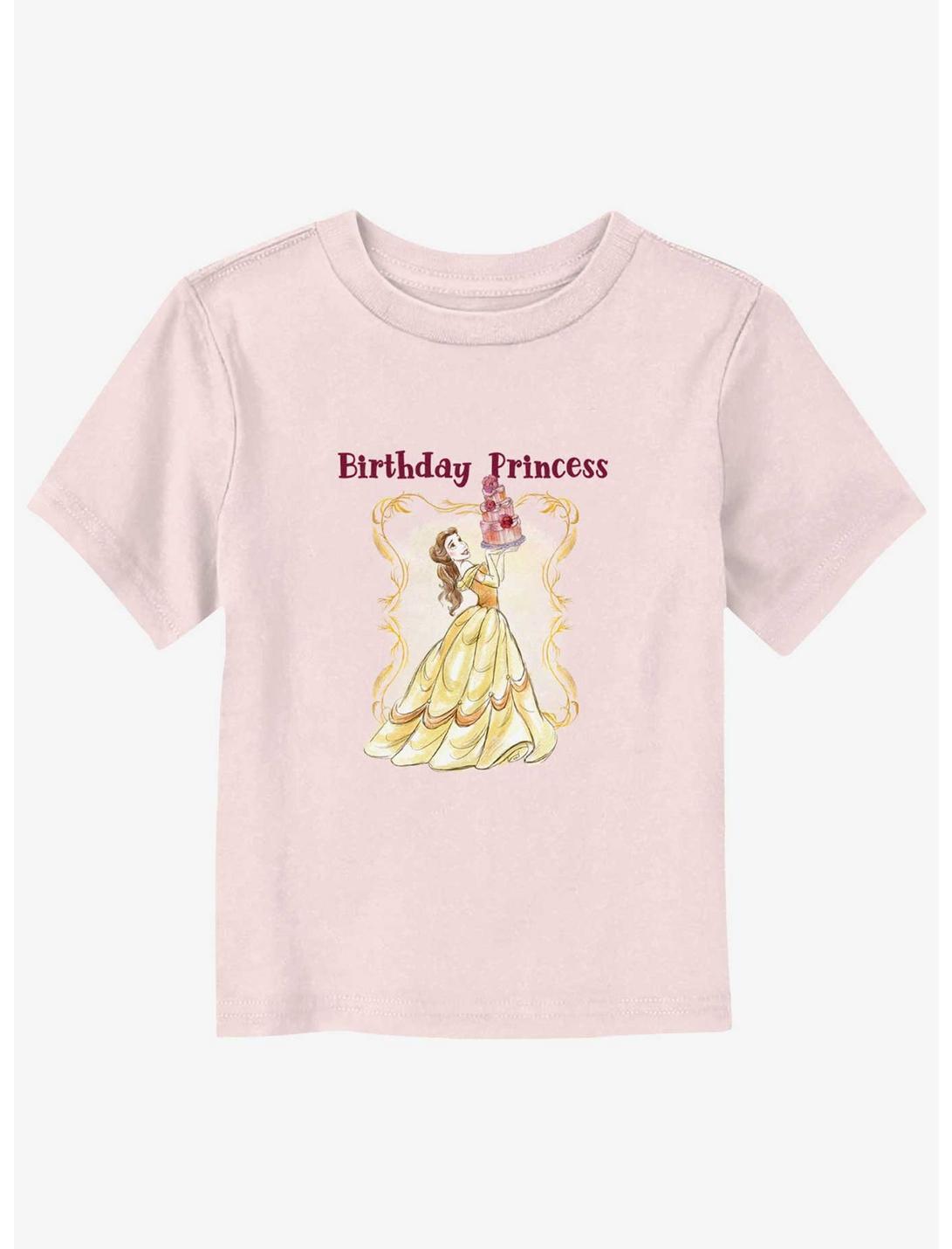 Disney Beauty And The Beast Belle Bday Princess Toddler T-Shirt, LIGHT PINK, hi-res