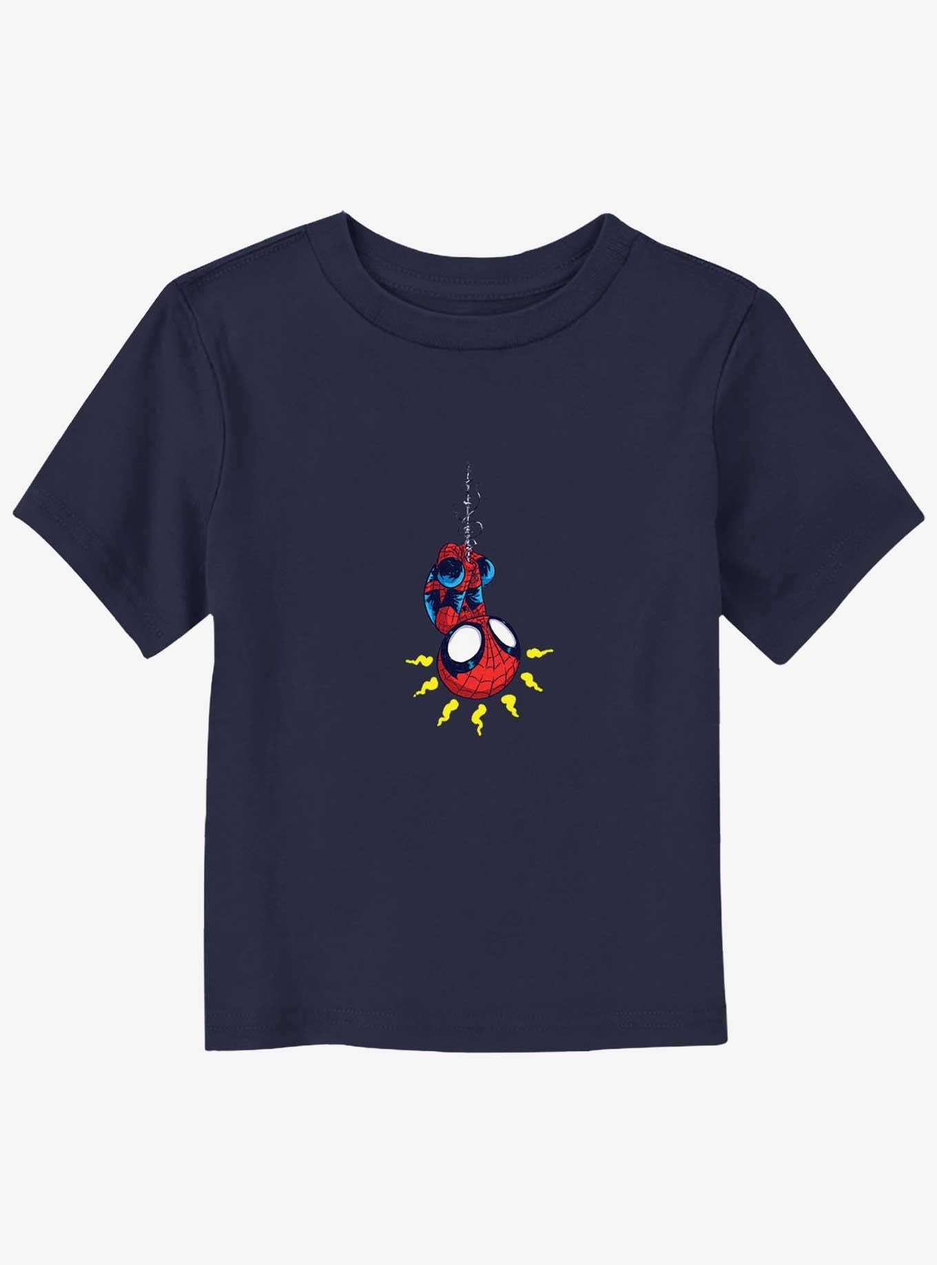 Marvel Spider-Man Chibi Web Crawler Toddler T-Shirt, NAVY, hi-res