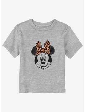 Disney Mickey Mouse Modern Minnie Face Leopard Toddler T-Shirt, , hi-res