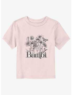Disney Bambi Floral Sketch Toddler T-Shirt, , hi-res