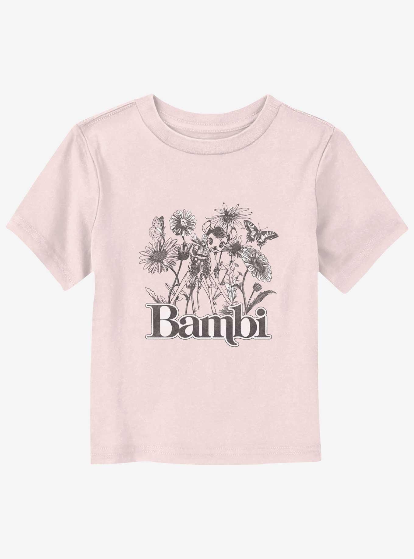 Disney Bambi Floral Sketch Toddler T-Shirt, , hi-res