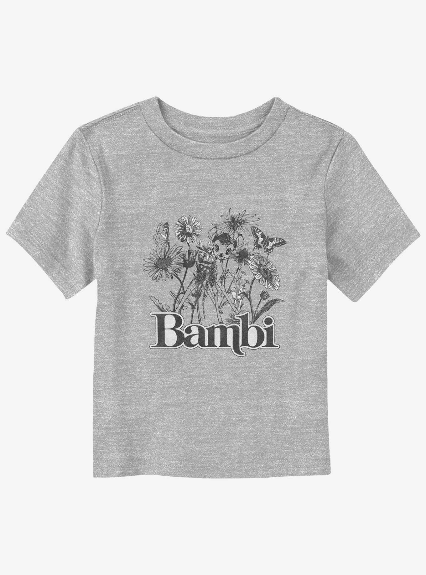 Disney Bambi Floral Sketch Toddler T-Shirt, , hi-res