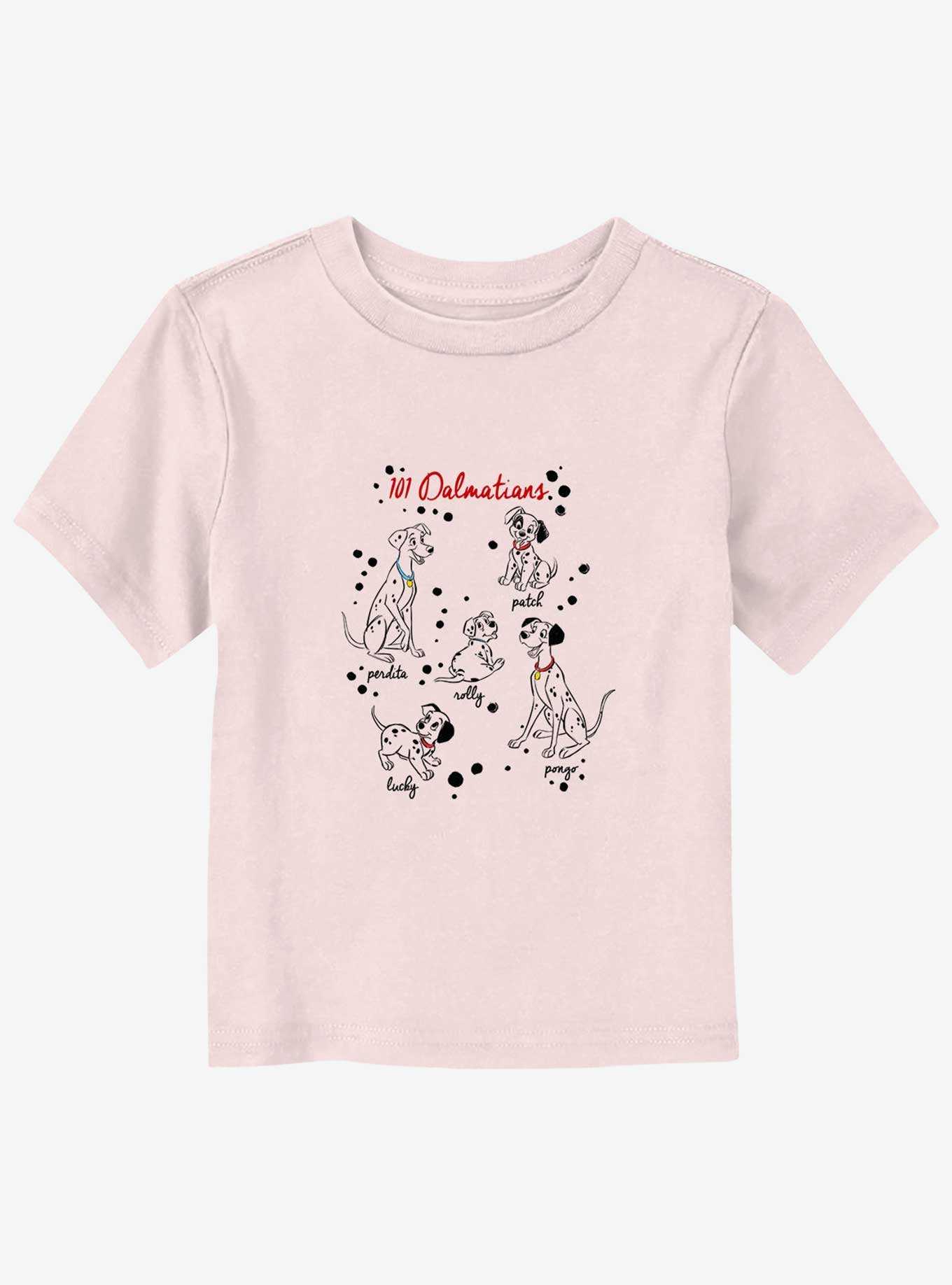 Disney 101 Dalmatians Puppy Names Toddler T-Shirt, , hi-res