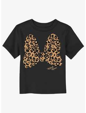 Disney Minnie Mouse Animal Print Bow Toddler T-Shirt, , hi-res