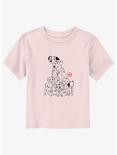 Disney 101 Dalmatians Dog Pile Toddler T-Shirt, LIGHT PINK, hi-res
