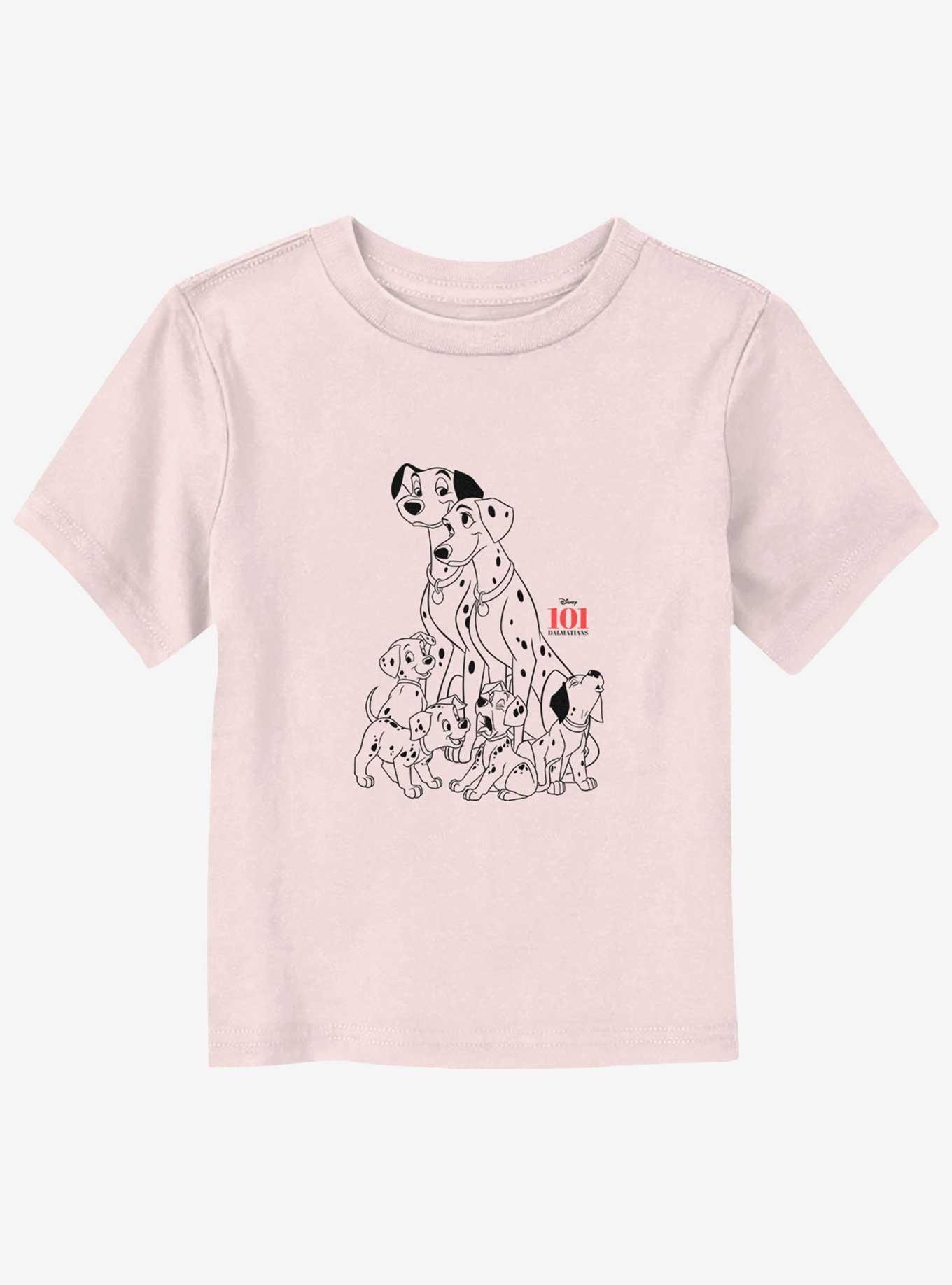 Disney 101 Dalmatians Dog Pile Toddler T-Shirt, LIGHT PINK, hi-res
