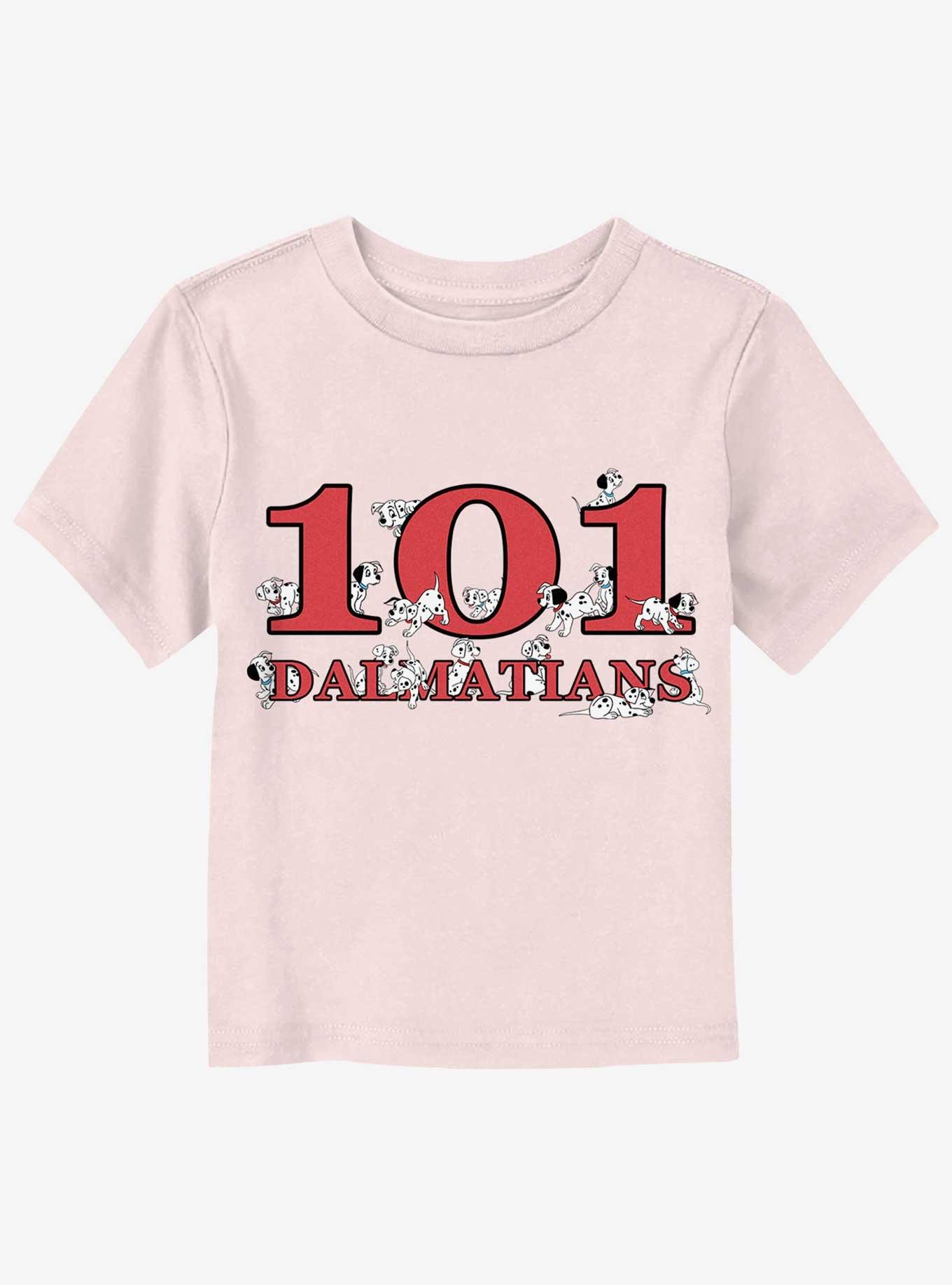 Disney 101 Dalmatians Logo Pups Toddler T-Shirt, LIGHT PINK, hi-res