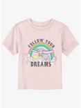 Disney Dumbo Follow Your Dreams Toddler T-Shirt, LIGHT PINK, hi-res