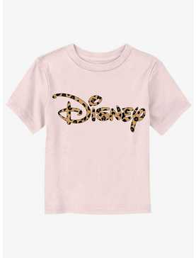 Disney Logo Leopard Fill Toddler T-Shirt, , hi-res
