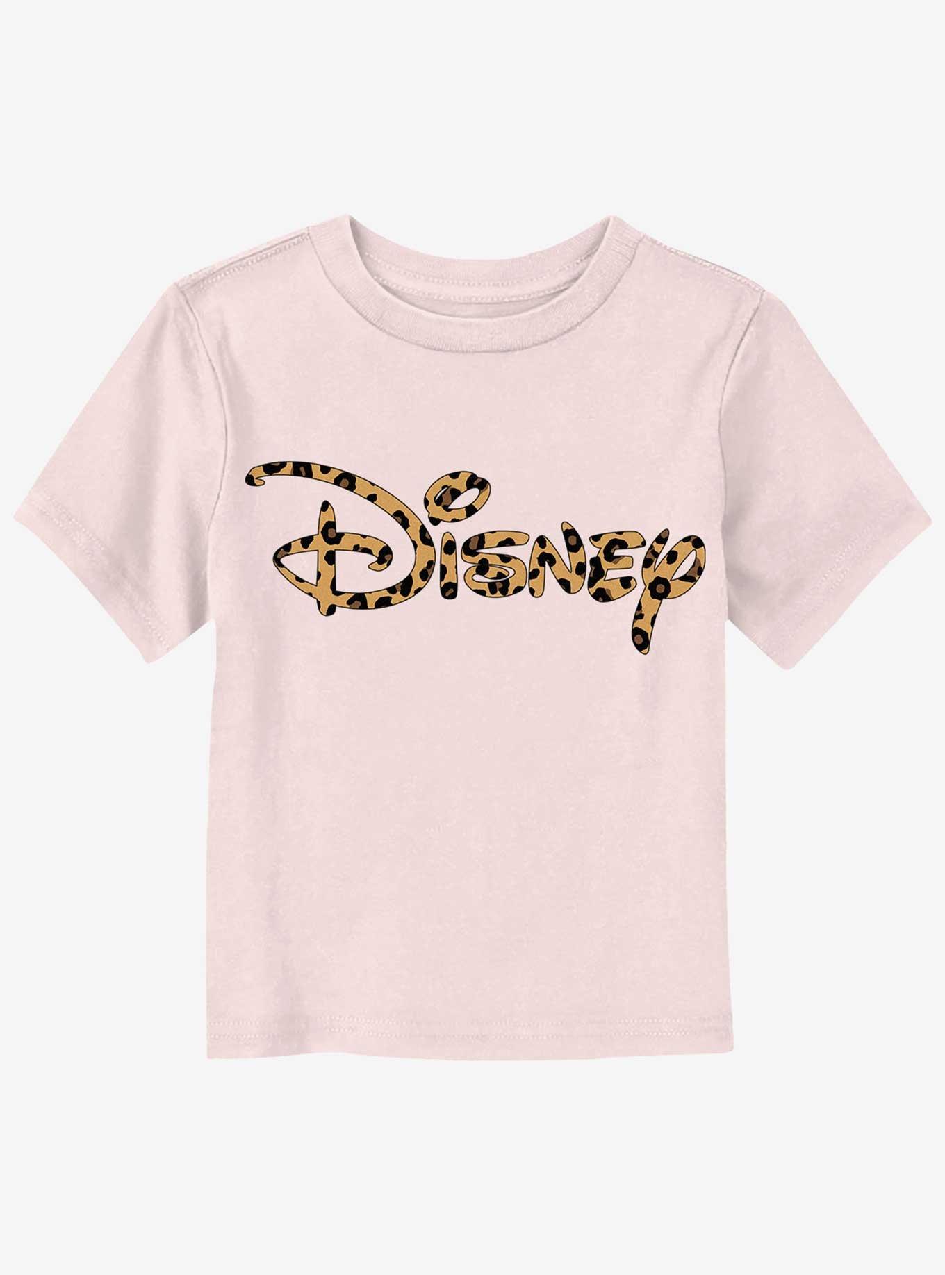 Disney Logo Leopard Fill Toddler T-Shirt, , hi-res