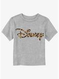 Disney Logo Leopard Fill Toddler T-Shirt, ATH HTR, hi-res
