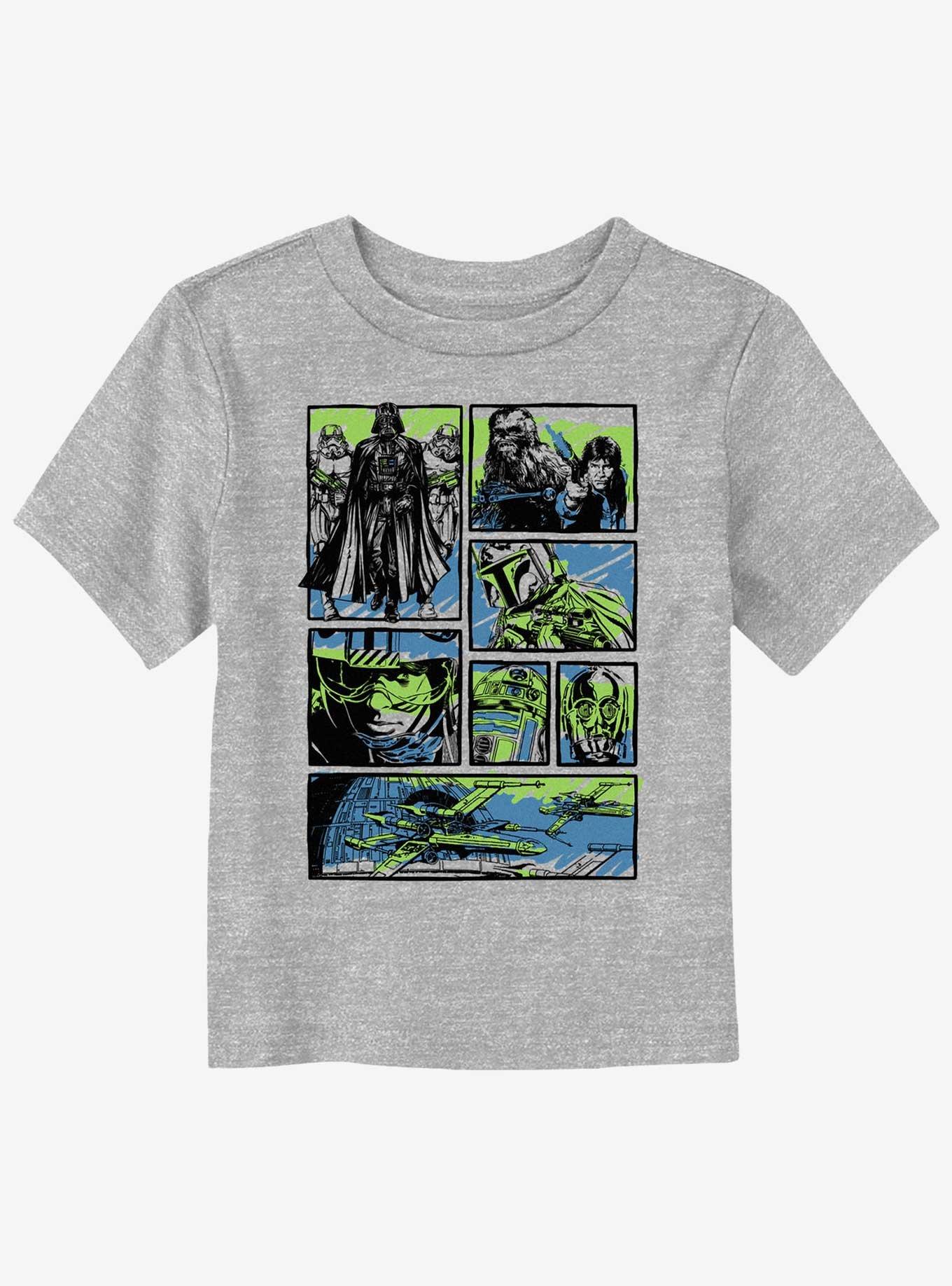 Star Wars Comic Strip Art Style Toddler T-Shirt, , hi-res