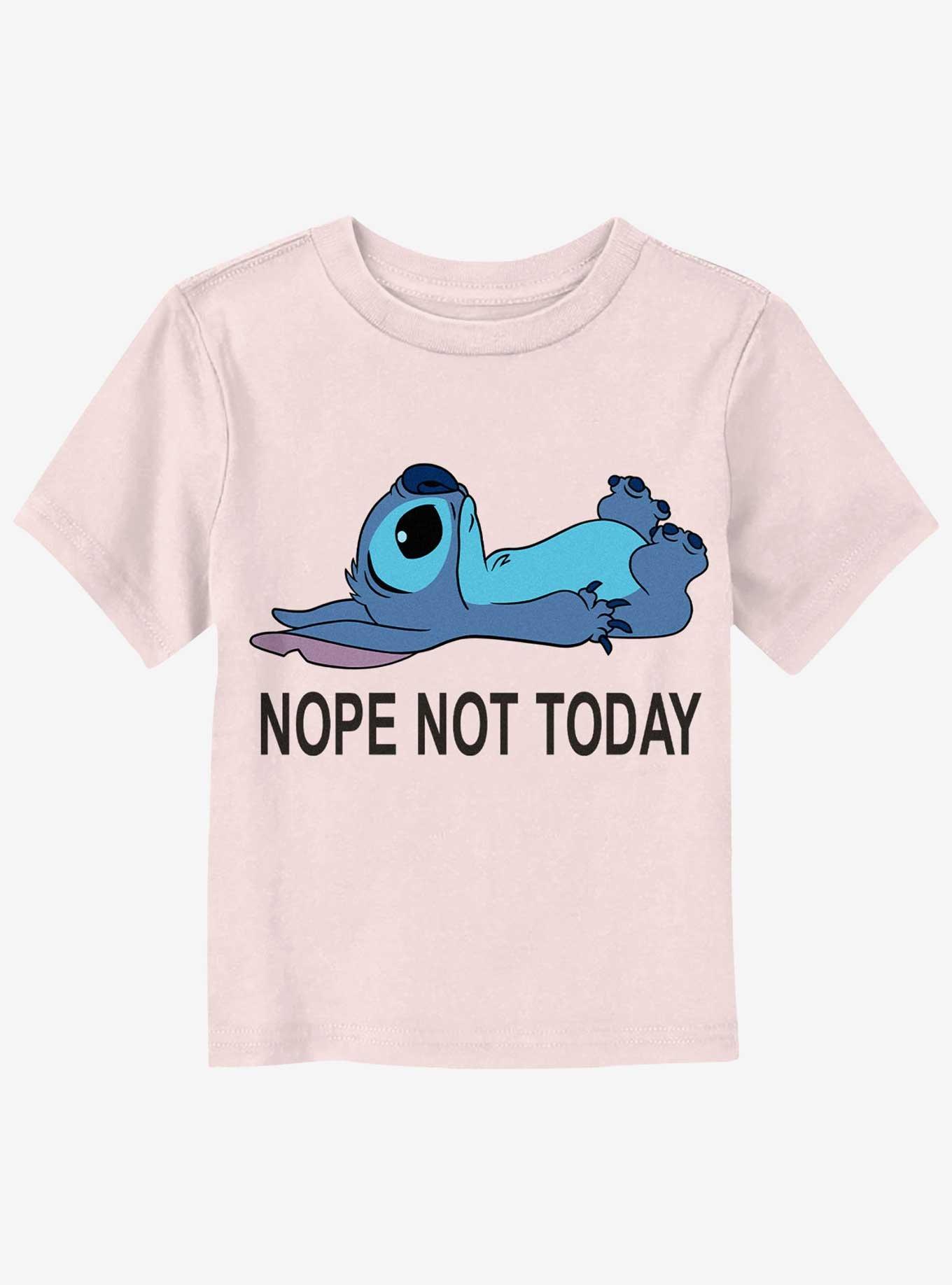 Disney Lilo & Stitch Nope Not Today Stitch Toddler T-Shirt, LIGHT PINK, hi-res