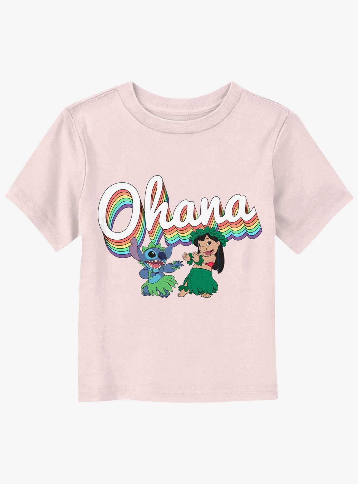 Disney Lilo And Stitch Rainbow Ohana Toddler T-Shirt, , hi-res