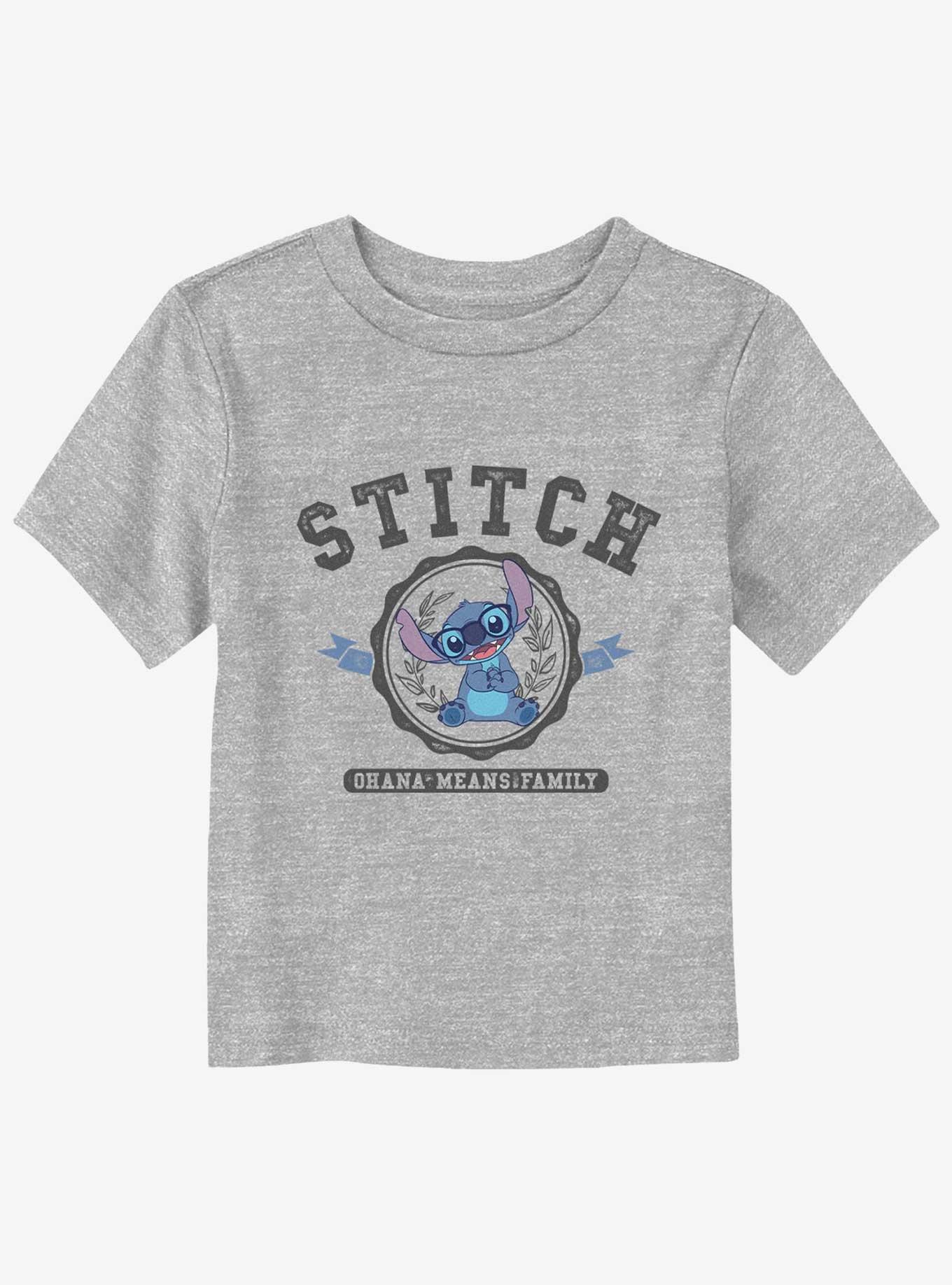 Disney Lilo & Stitch Collegiate Toddler T-Shirt, ATH HTR, hi-res