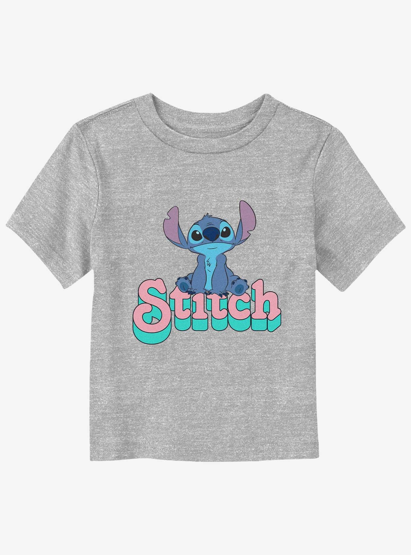 Disney Lilo & Stitch Sitting Name Toddler T-Shirt, , hi-res