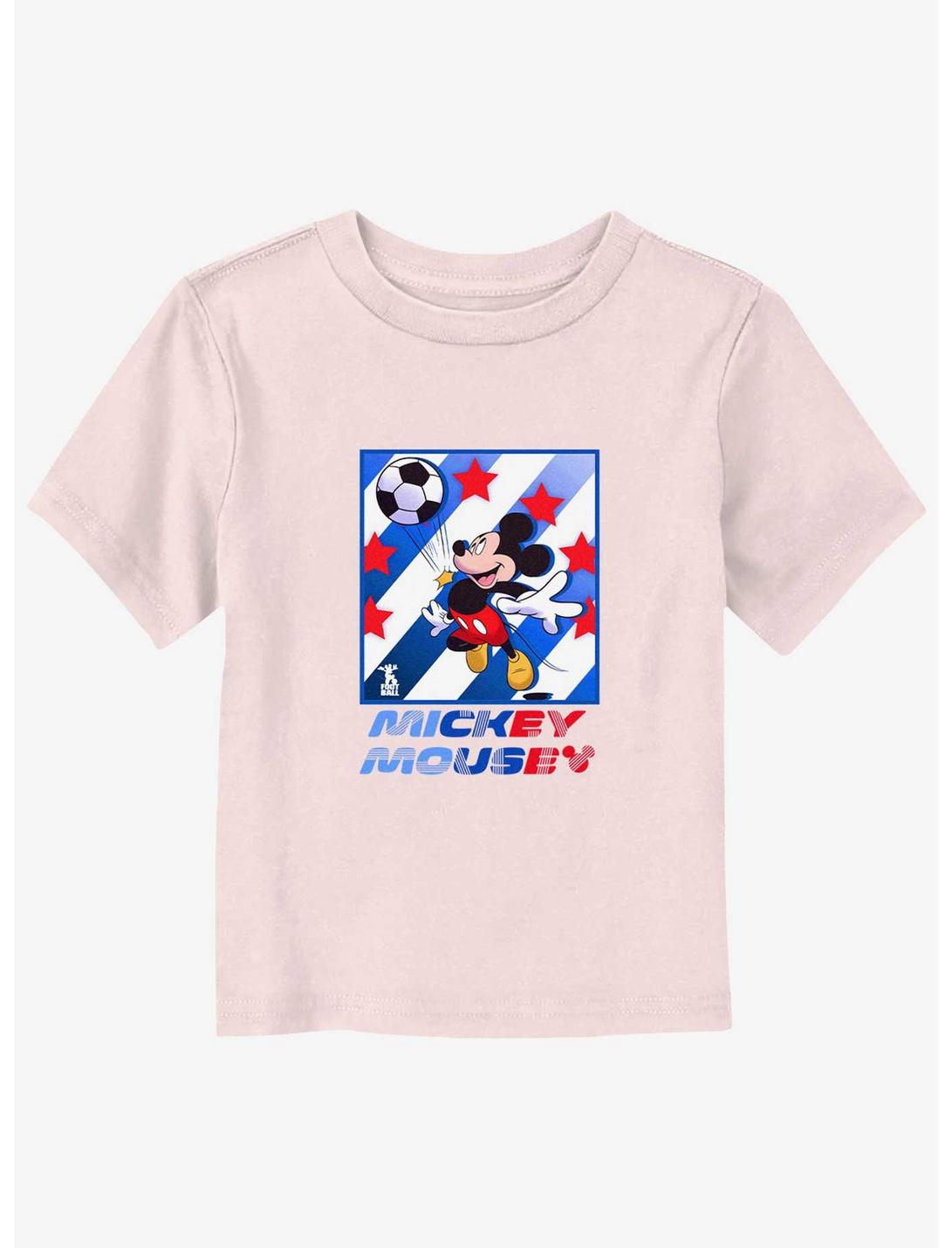 Disney Mickey Mouse Football Star Toddler T-Shirt, LIGHT PINK, hi-res