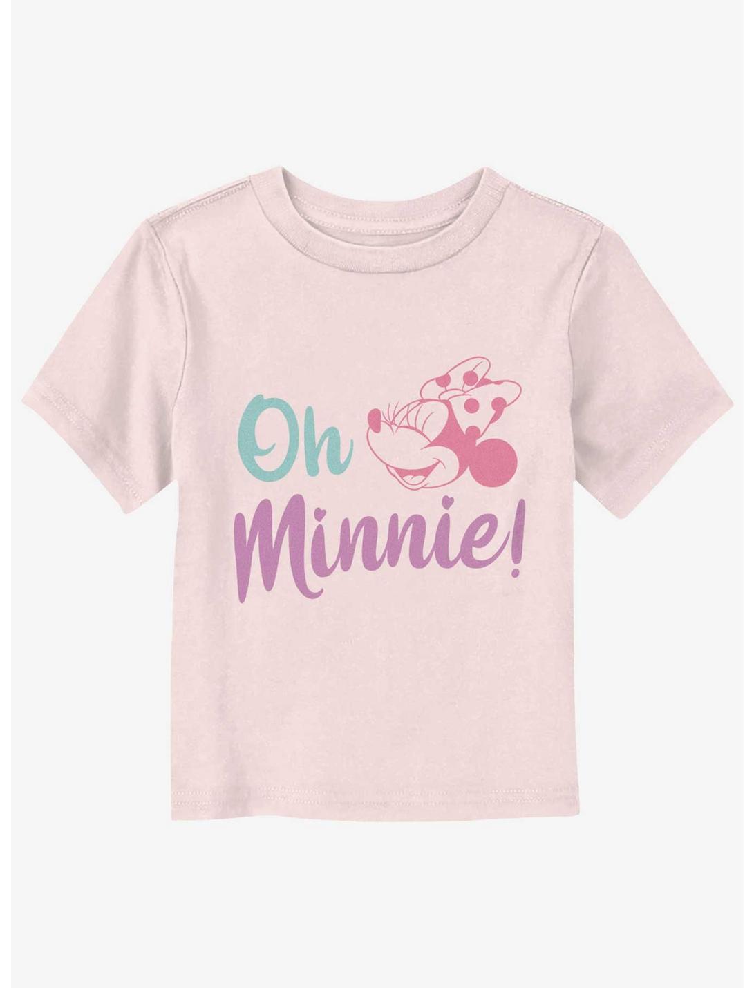 Disney Minnie Mouse Oh Minnie Toddler T-Shirt, LIGHT PINK, hi-res