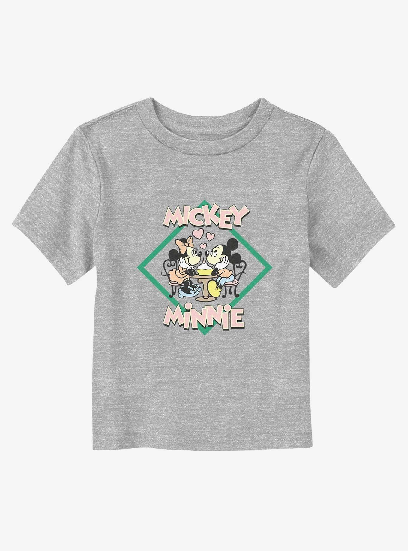 Disney Mickey Mouse & Minnie Mouse Vintage Sundae Toddler T-Shirt, ATH HTR, hi-res