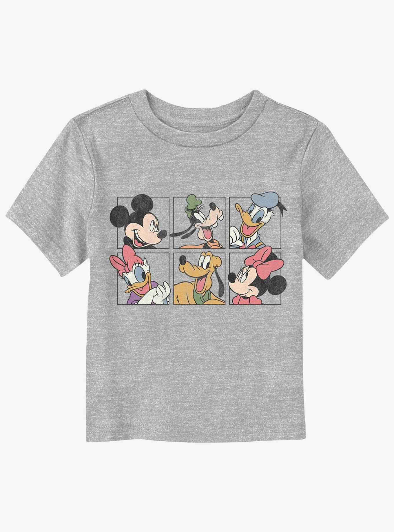Disney Mickey Mouse And Friends Grid Toddler T-Shirt, ATH HTR, hi-res